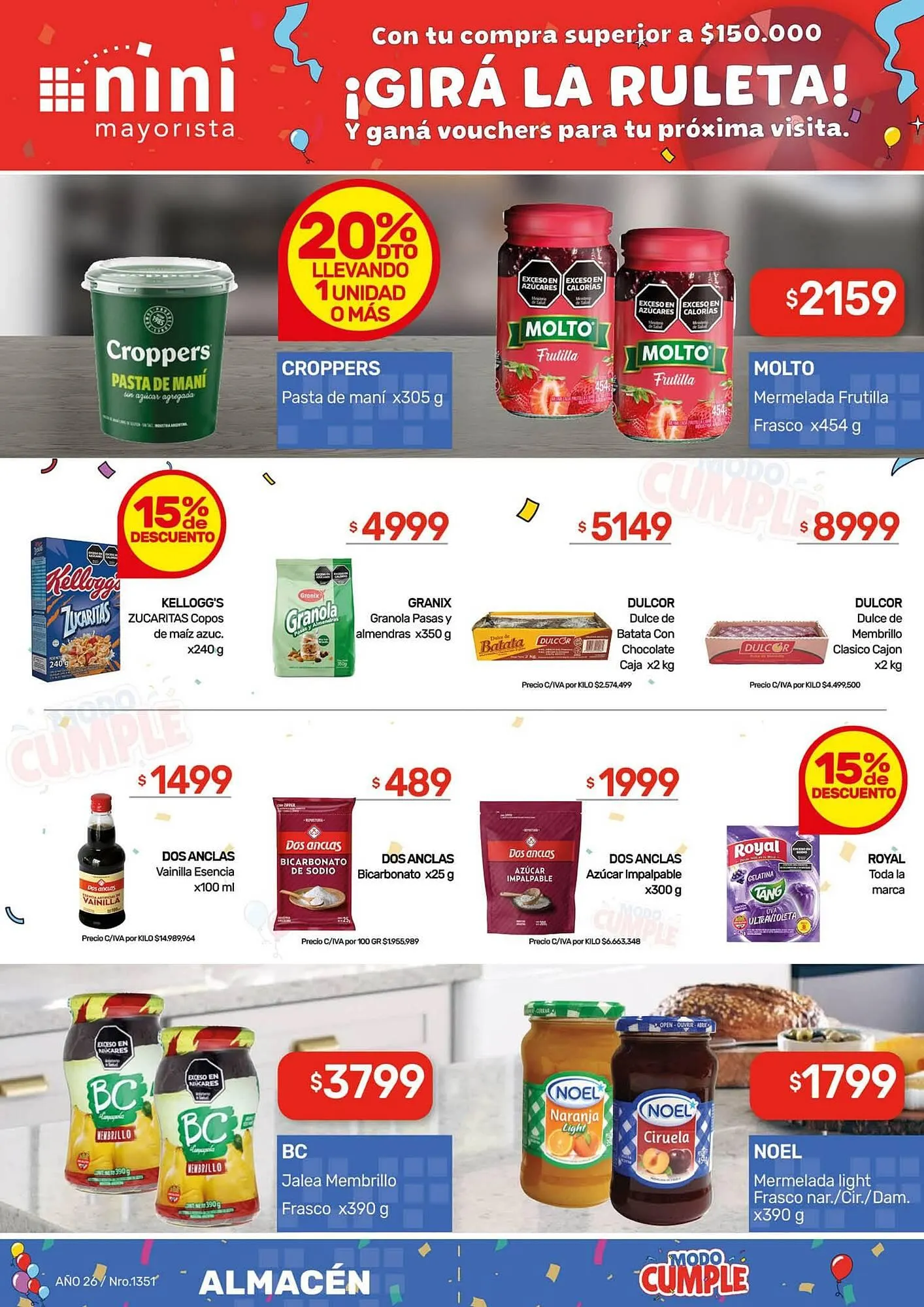 Ofertas de Catálogo Nini Mayorista 16 de marzo al 22 de marzo 2026 - Página 28 del catálogo