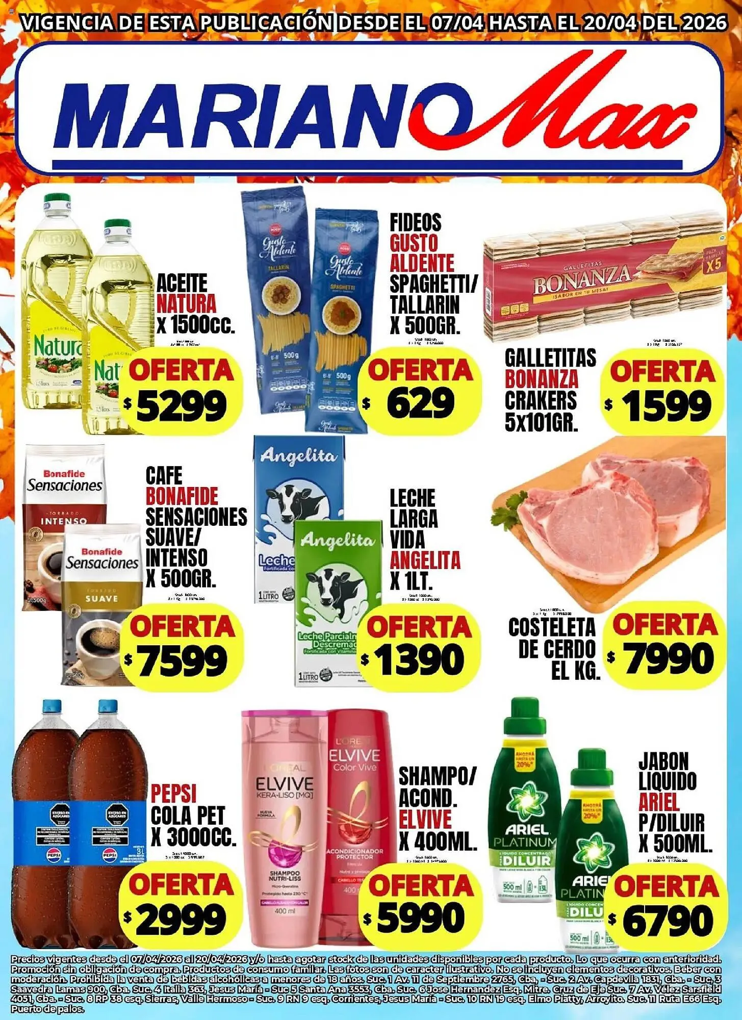 Ofertas de Catálogo Supermercados Mariano Max 7 de abril al 21 de abril 2026 - Página 1 del catálogo