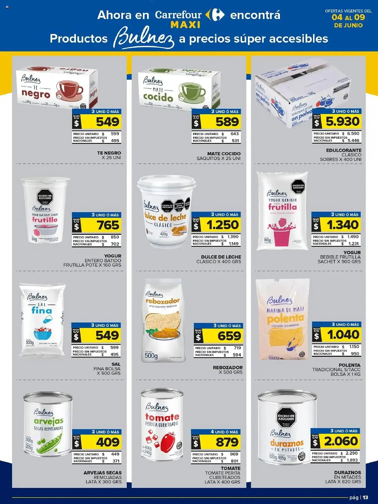 Ofertas de Catálogo Carrefour Maxi 4 de junio al 9 de junio 2025 - Página 13 del catálogo