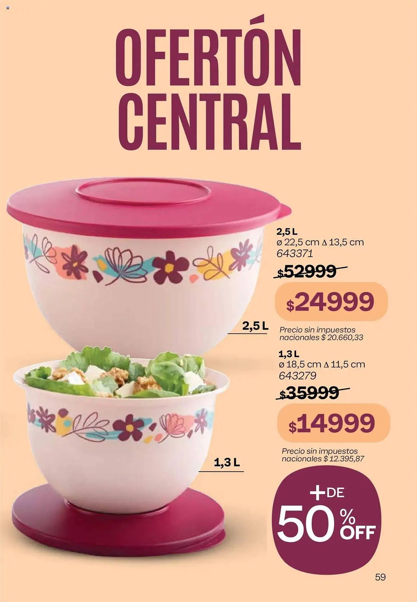 Ofertas de Catálogo Tupperware 11 de agosto al 25 de agosto 2025 - Página 60 del catálogo
