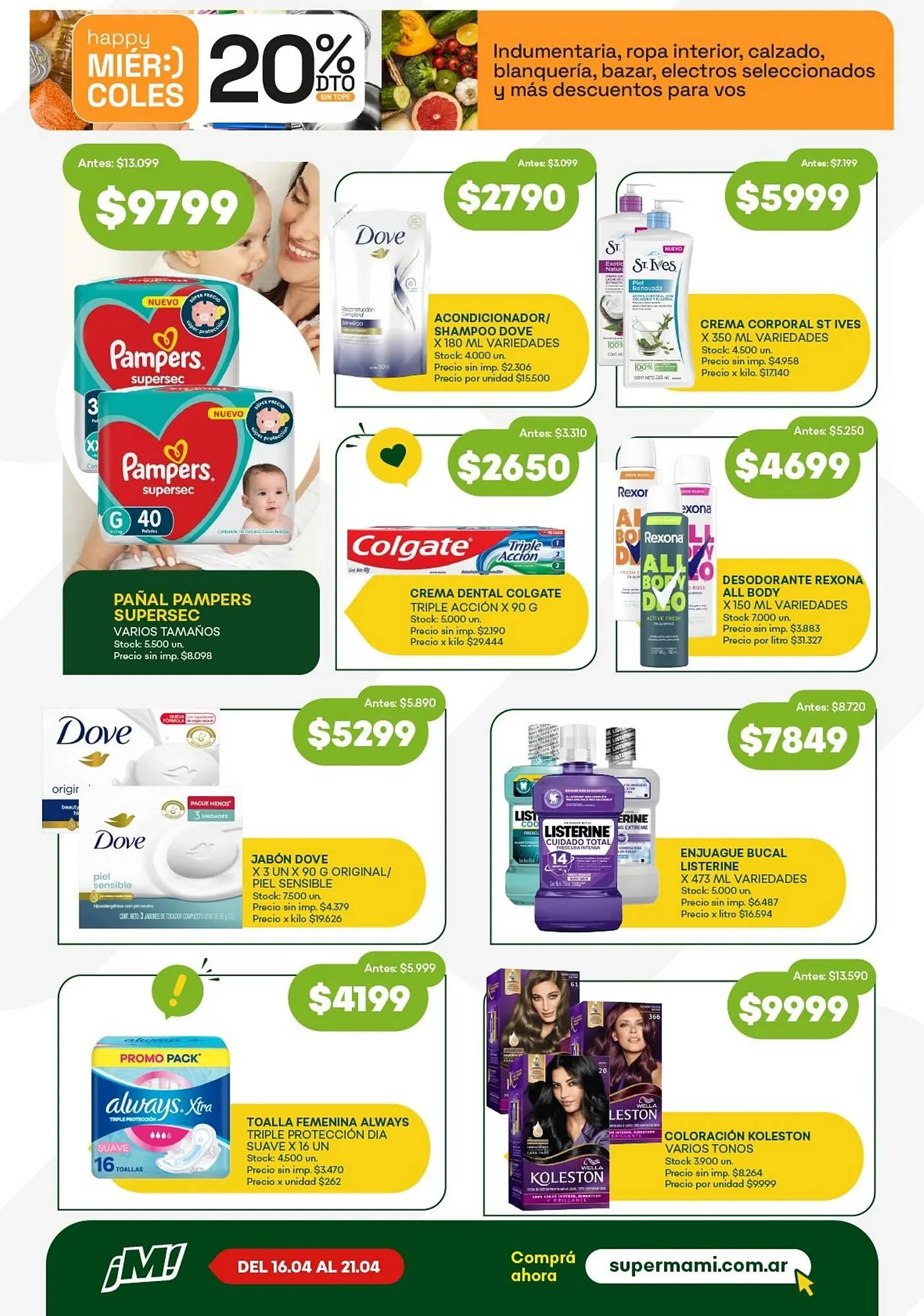 Ofertas de Catálogo Super MAMI 15 de abril al 21 de abril 2026 - Página 9 del catálogo