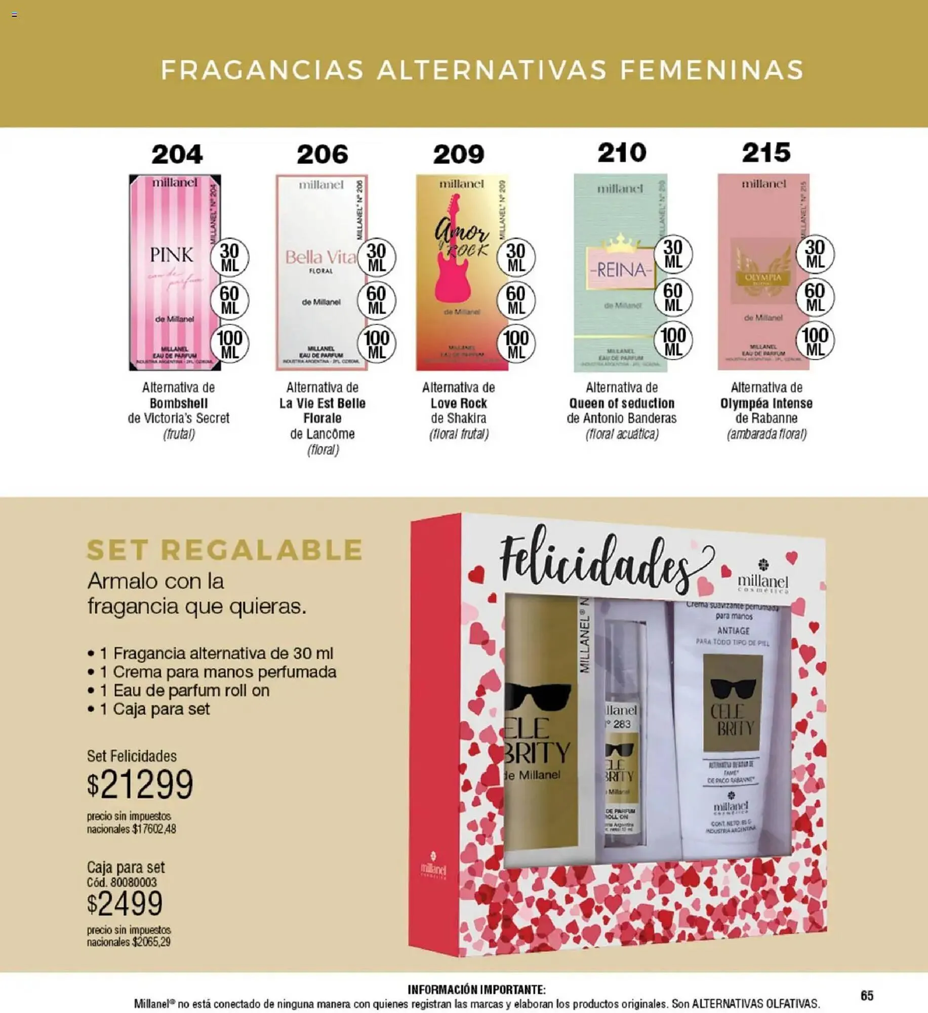 Ofertas de Catálogo Millanel Cosmética 2 de febrero al 2 de marzo 2026 - Página 65 del catálogo