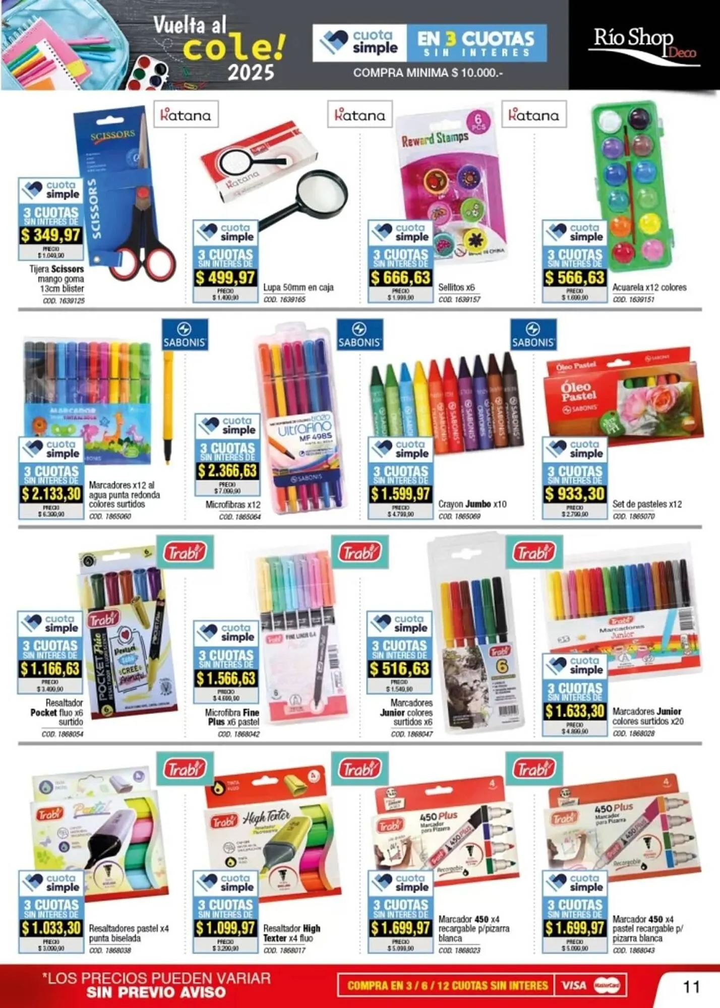 Ofertas de Catálogo Rio Shop Deco 1 de febrero al 15 de febrero 2025 - Página 11 del catálogo