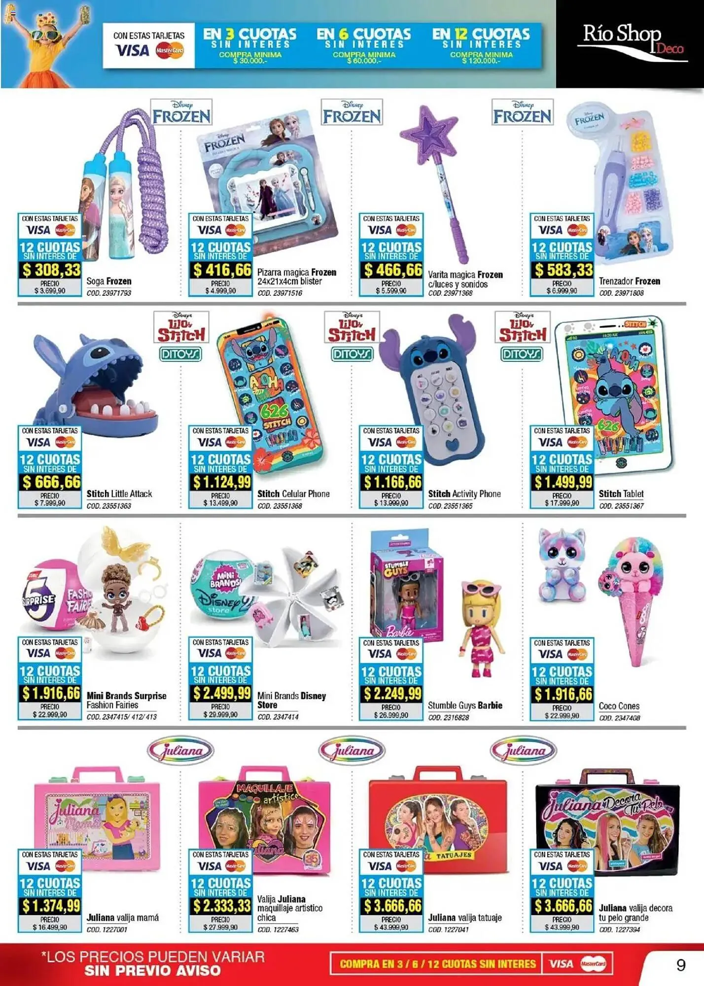 Ofertas de Catálogo Rio Shop Deco 1 de agosto al 1 de septiembre 2025 - Página 9 del catálogo