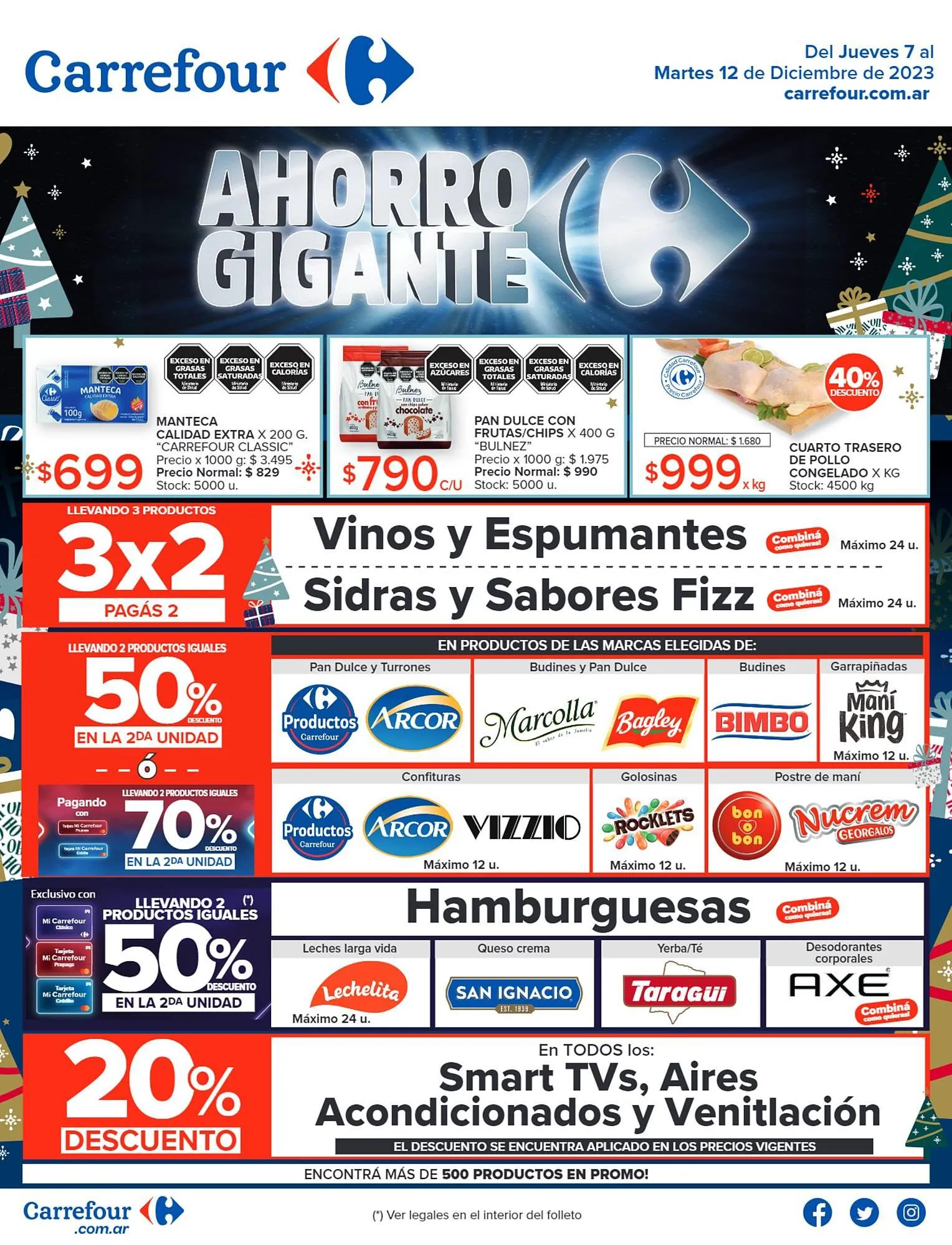 Ofertas de Catálogo Carrefour 7 de diciembre al 12 de diciembre 2023 - Página 1 del catálogo