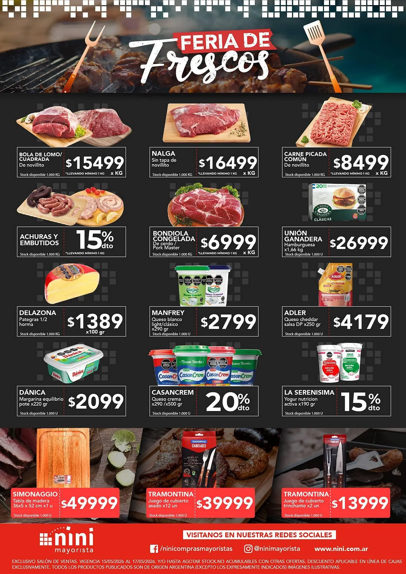Ofertas de Catálogo Nini Mayorista 15 de mayo al 17 de mayo 2026 - Página 1 del catálogo