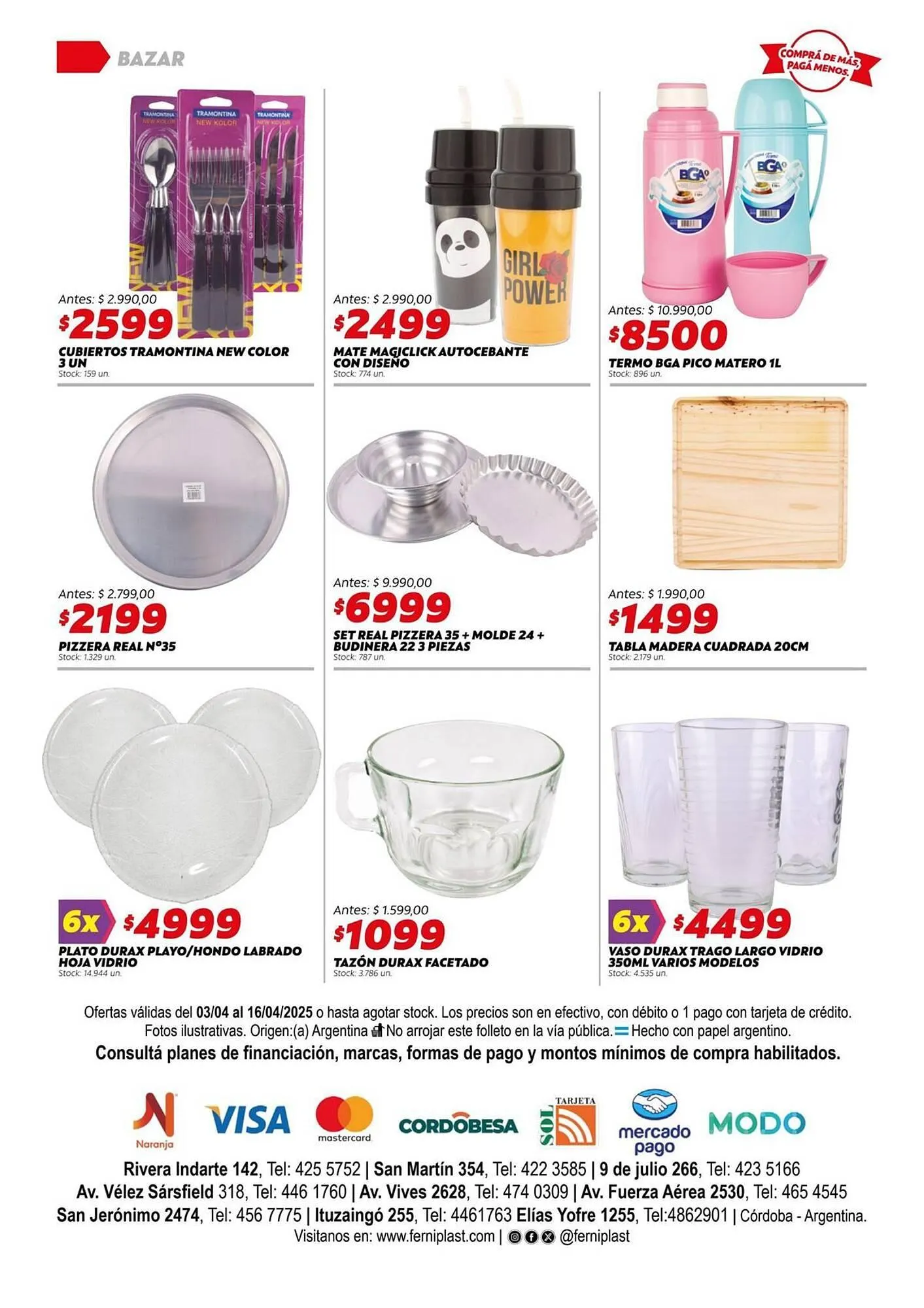 Ofertas de Catálogo Ferniplast 9 de abril al 16 de abril 2025 - Página 8 del catálogo