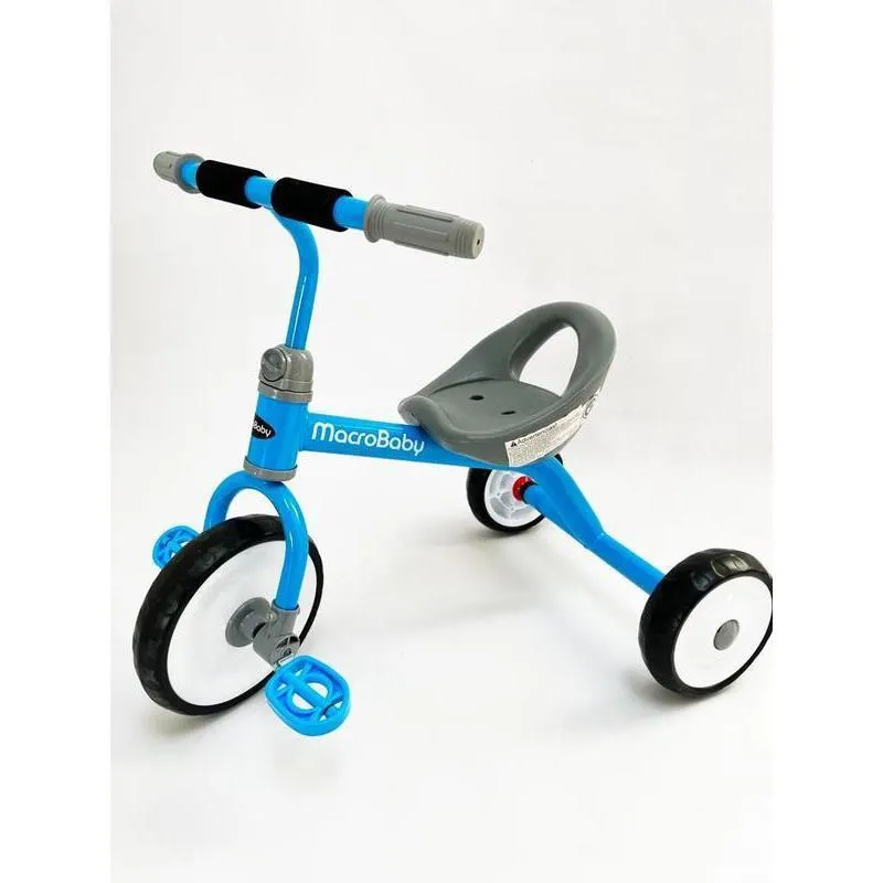 Triciclo Infantil Clásico Reforzado Celeste - MACROBABY