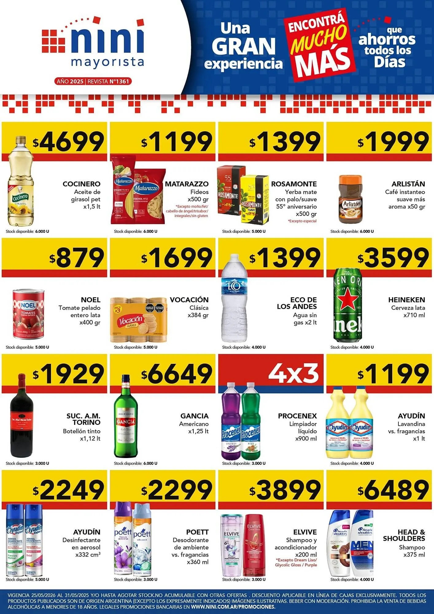 Ofertas de Catálogo Nini Mayorista 25 de mayo al 31 de mayo 2026 - Página 1 del catálogo