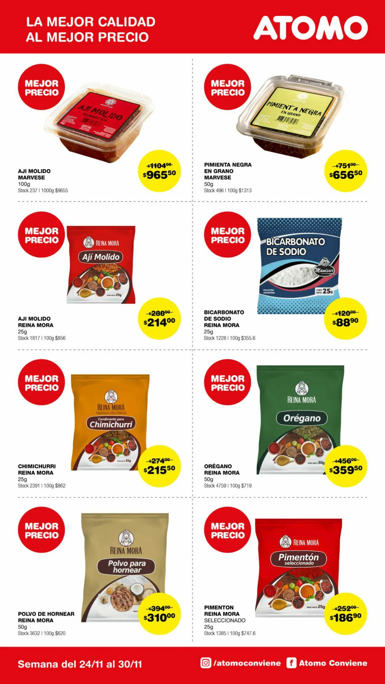 Ofertas de ATOMO Conviene 24 de noviembre al 30 de noviembre 2024 - Página 15 del catálogo