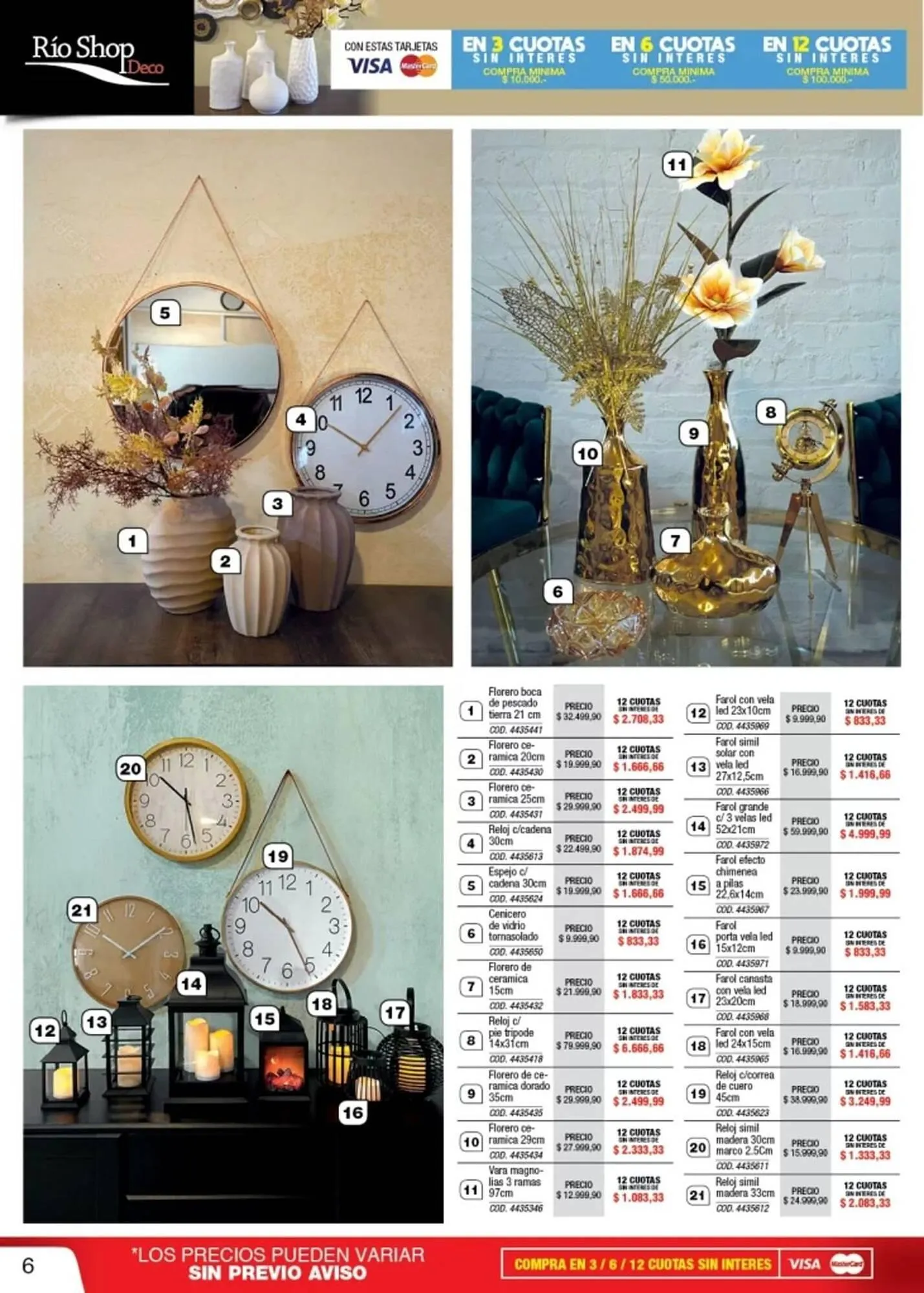 Ofertas de Catálogo Rio Shop Deco 1 de julio al 31 de julio 2025 - Página 6 del catálogo