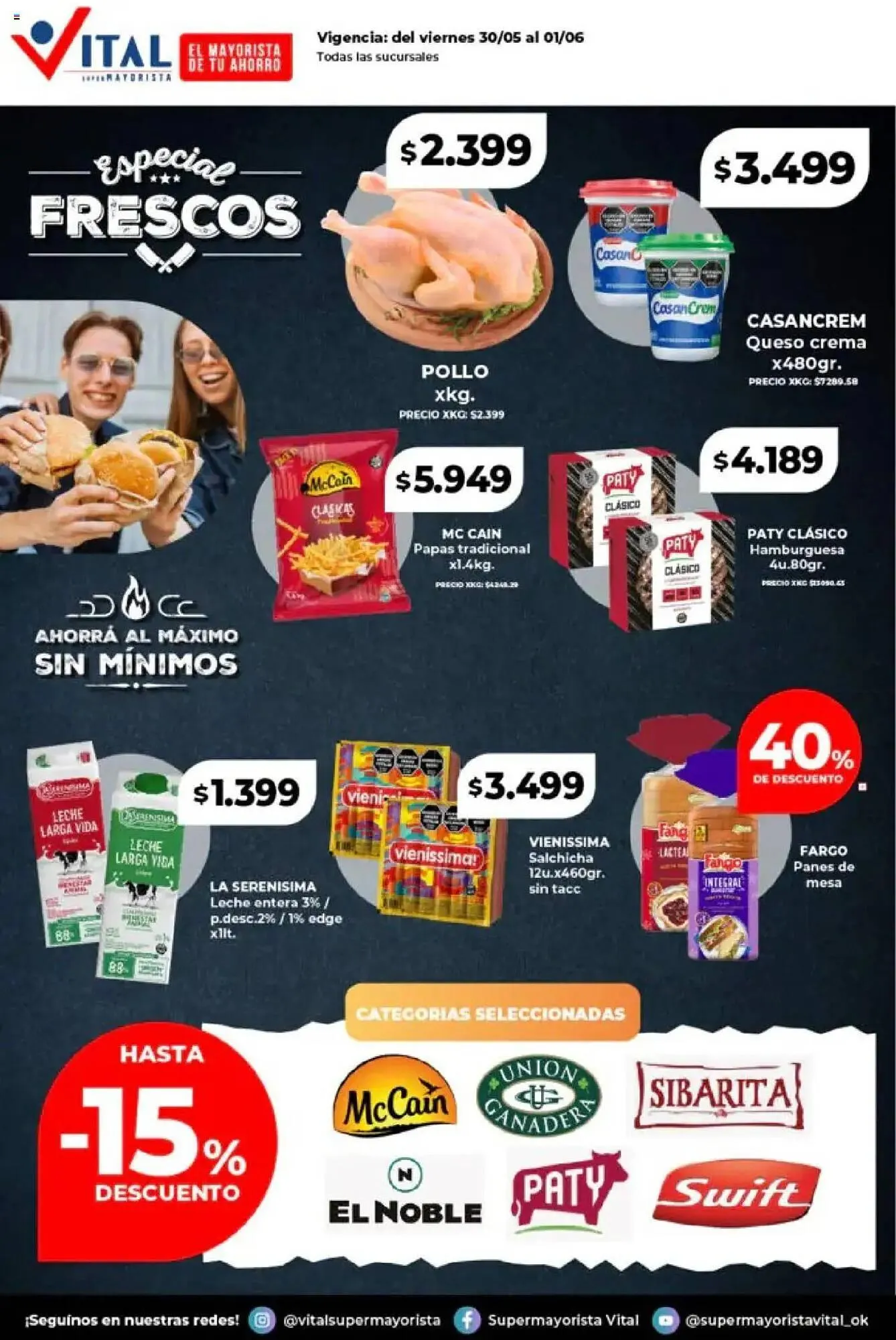 Ofertas de Catálogo Supermayorista Vital 30 de mayo al 2 de junio 2025 - Página 2 del catálogo