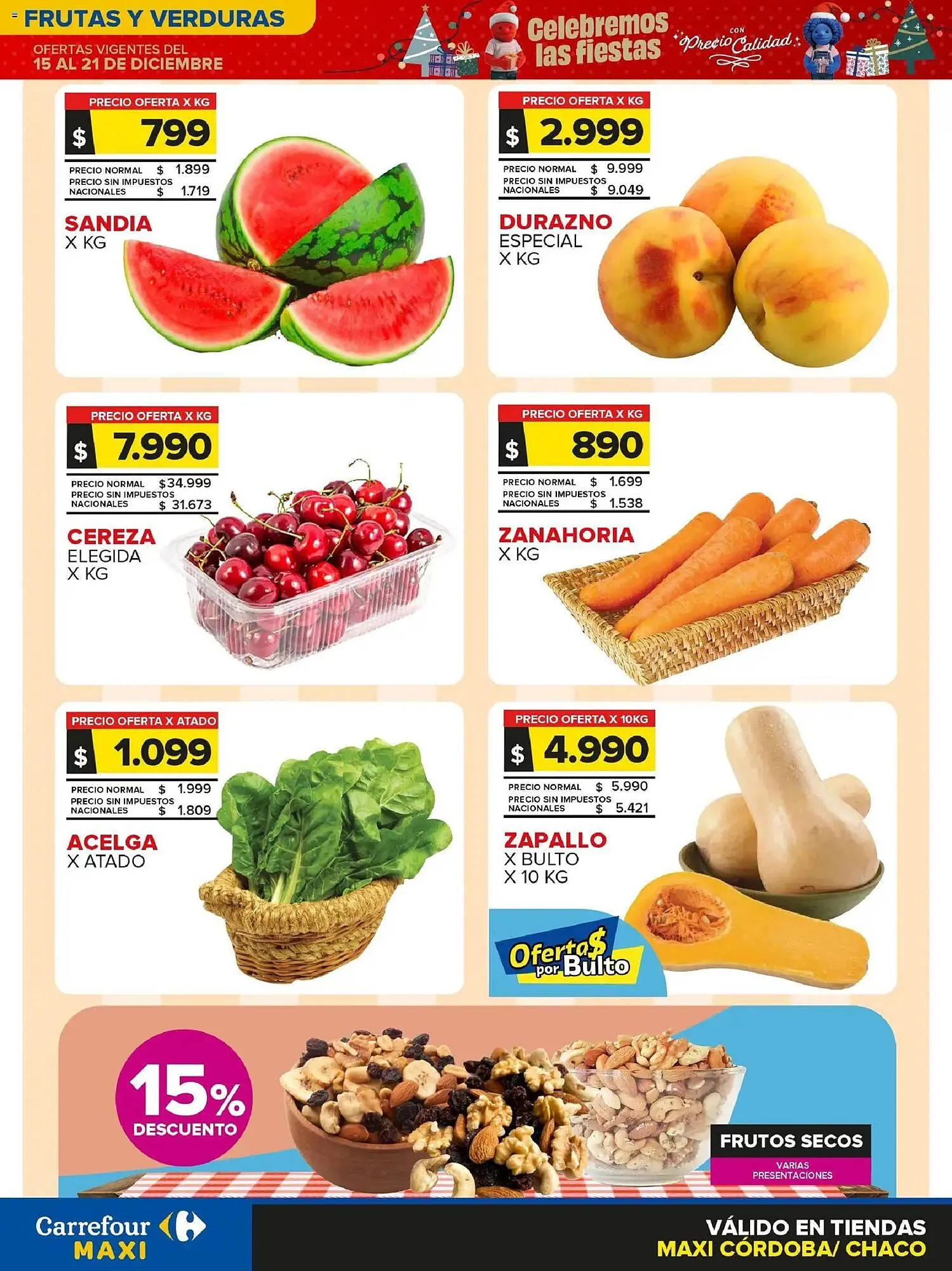 Ofertas de Folleto Carrefour Maxi 15 de diciembre al 21 de diciembre 2025 - Página 1 del catálogo