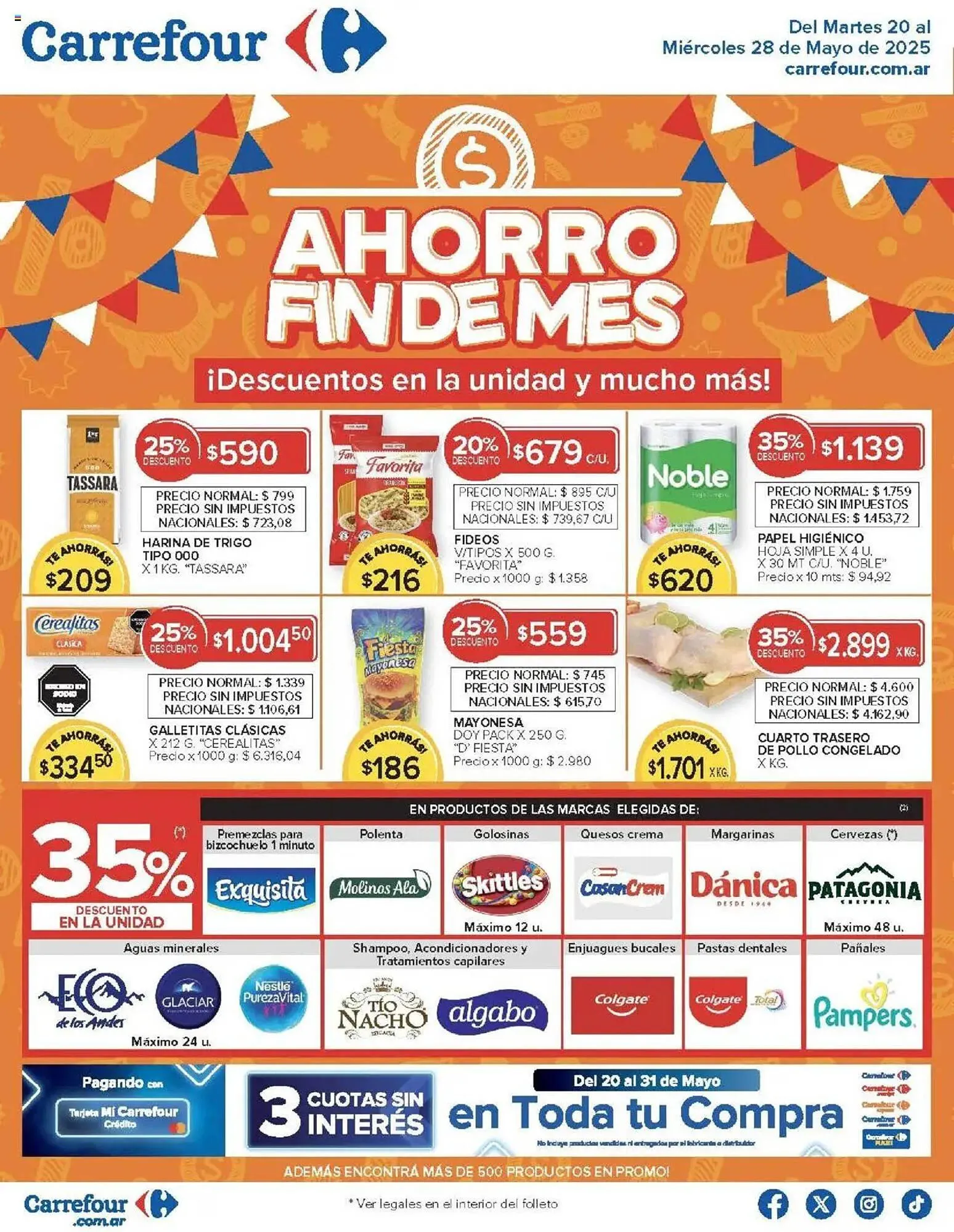 Ofertas de Catálogo Carrefour 20 de mayo al 28 de mayo 2025 - Página 1 del catálogo