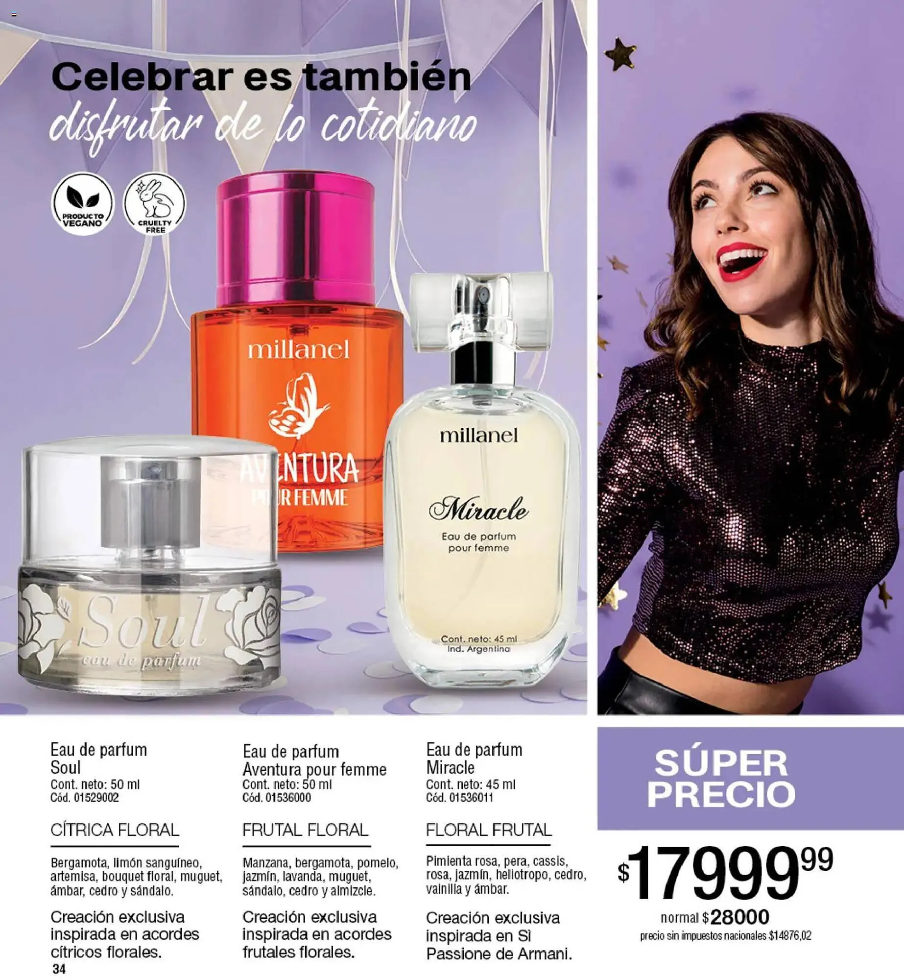 Ofertas de Catálogo Millanel Cosmética 30 de marzo al 27 de abril 2026 - Página 34 del catálogo