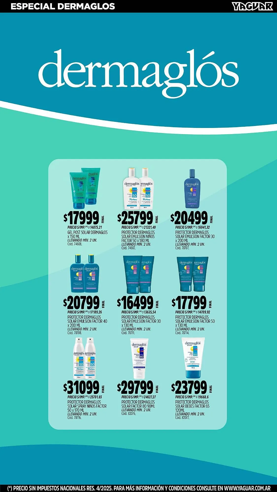 Ofertas de Catálogo Supermercados Yaguar 3 de noviembre al 10 de noviembre 2025 - Página 23 del catálogo