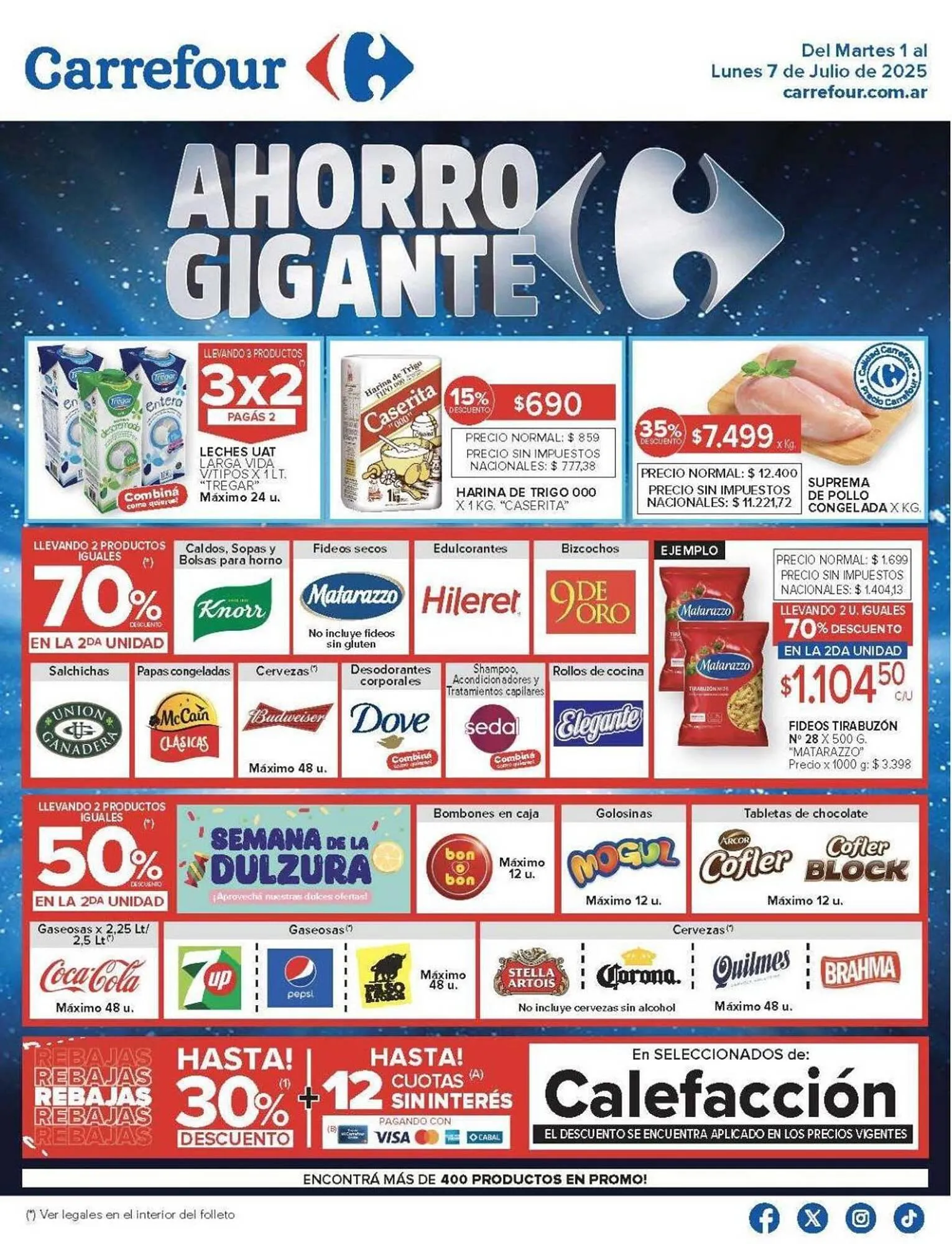 Ofertas de Catálogo Carrefour 1 de julio al 8 de julio 2025 - Página 1 del catálogo