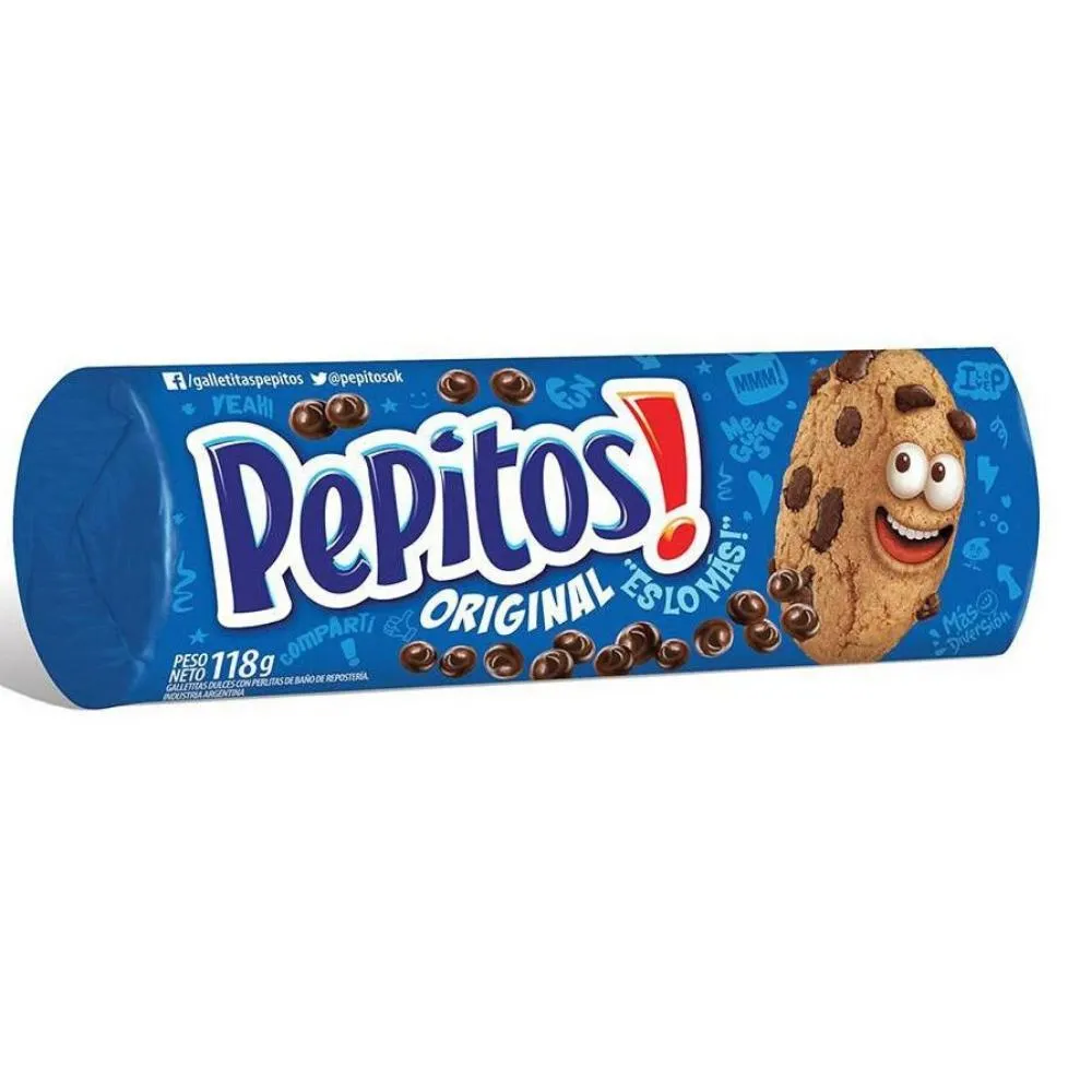 GALLETITAS DULCES PEPITOS TRADIC X 118Grs