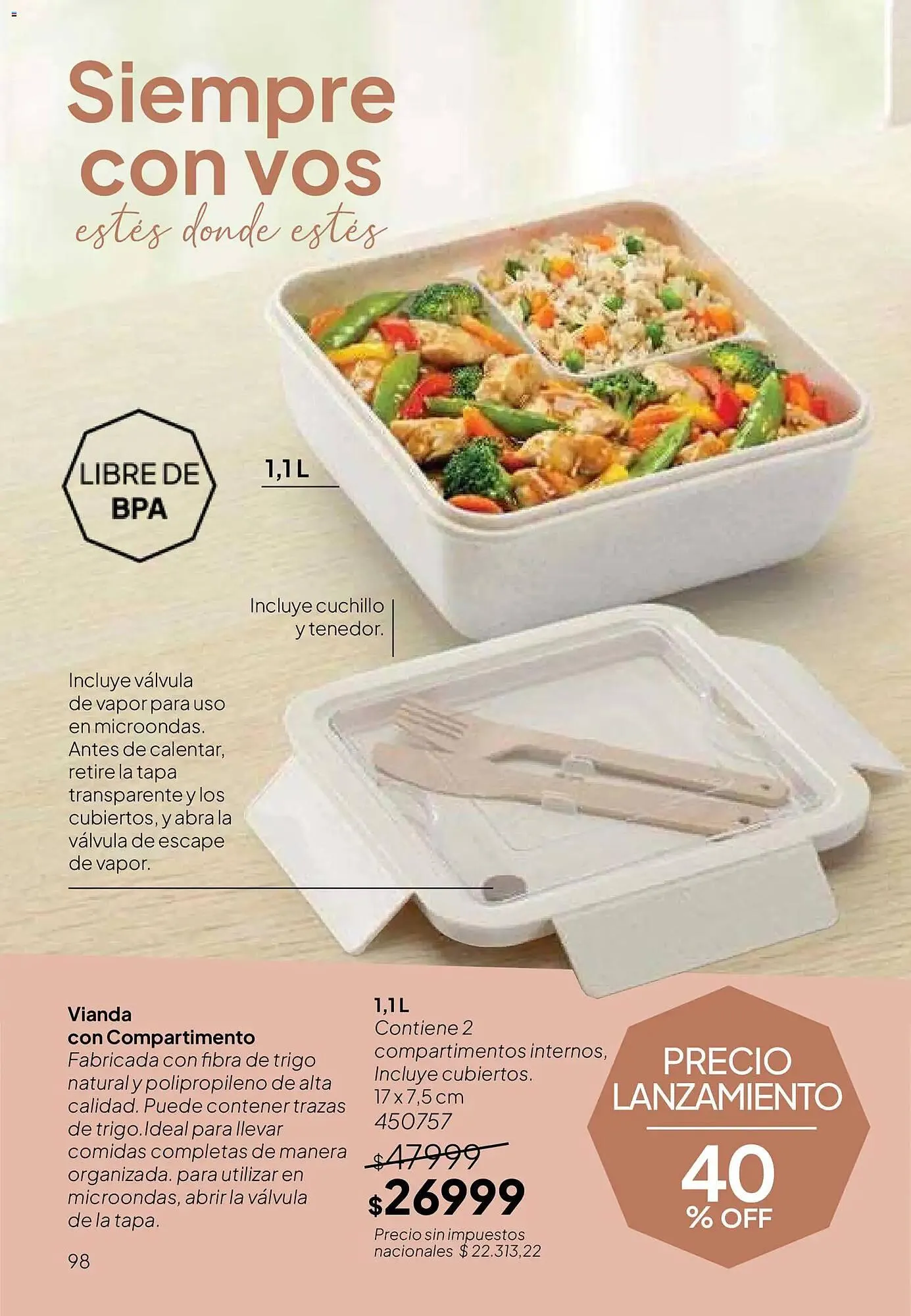 Ofertas de Folleto Tupperware 9 de marzo al 31 de marzo 2026 - Página 99 del catálogo