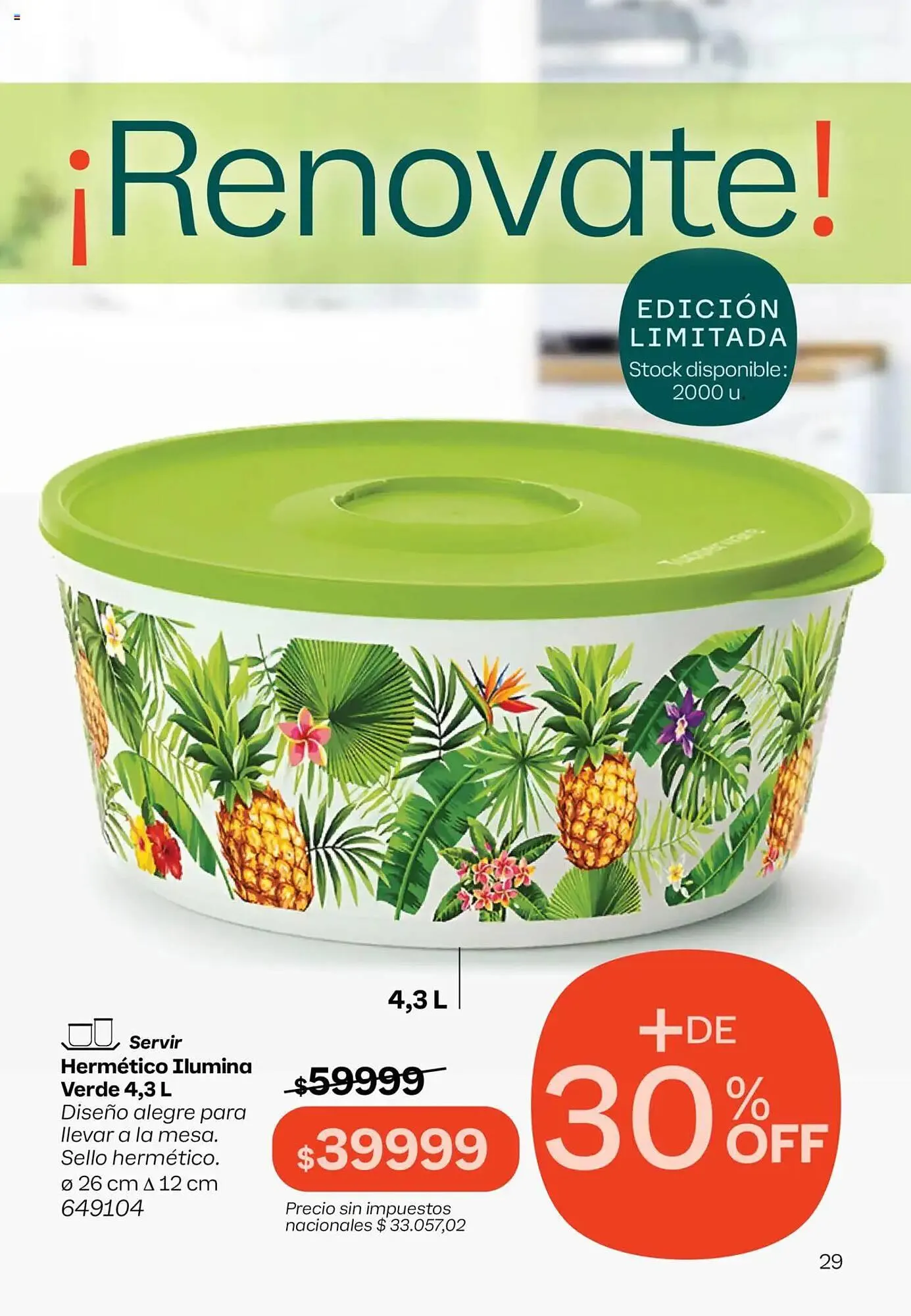 Ofertas de Catálogo Tupperware 16 de junio al 10 de julio 2025 - Página 30 del catálogo