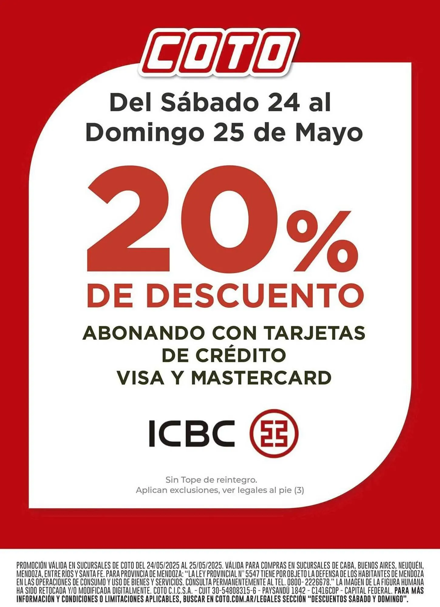 Ofertas de Catálogo Coto 24 de mayo al 25 de mayo 2025 - Página 1 del catálogo
