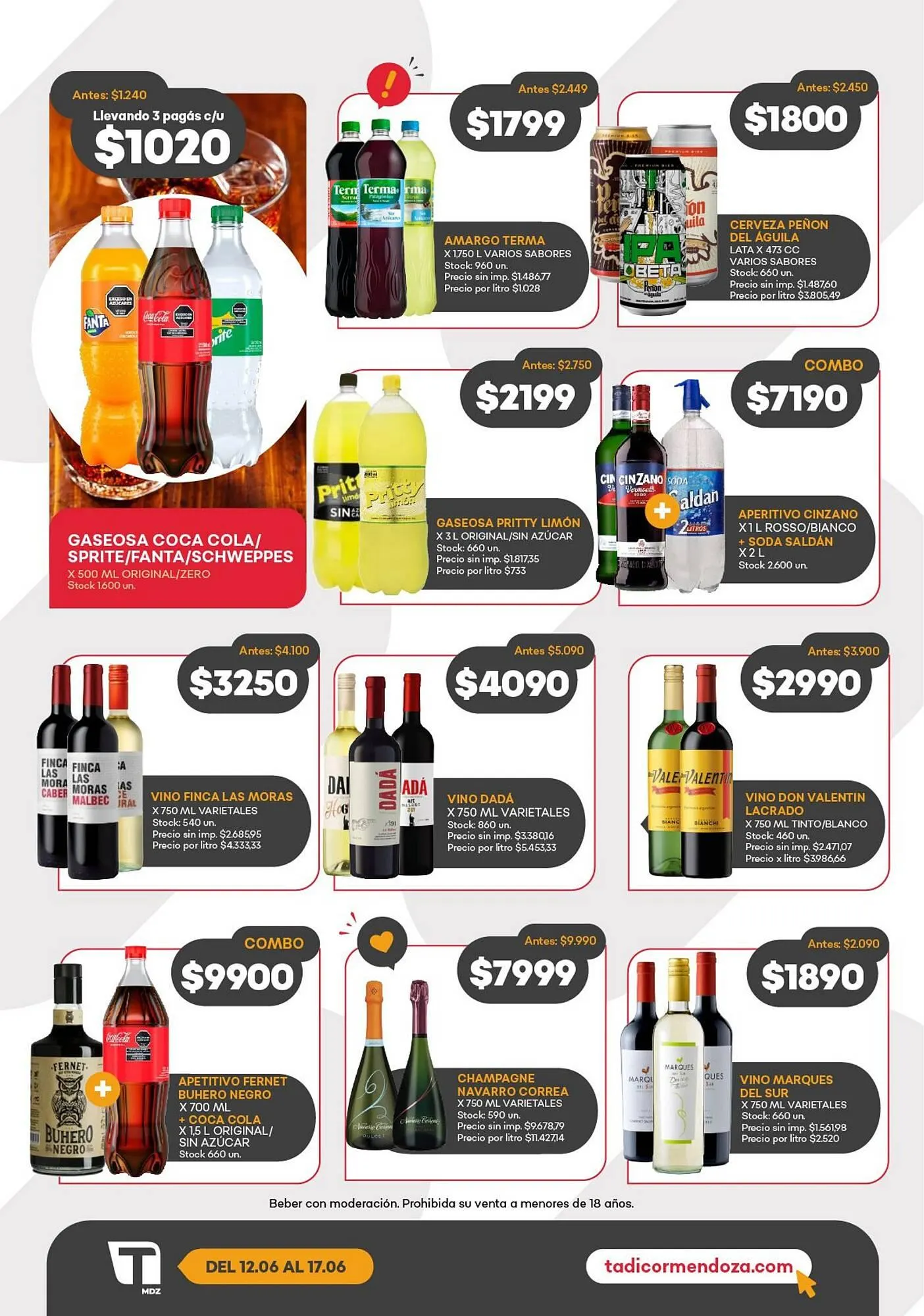 Ofertas de Catálogo Supermercados Tadicor 11 de junio al 16 de junio 2025 - Página 3 del catálogo