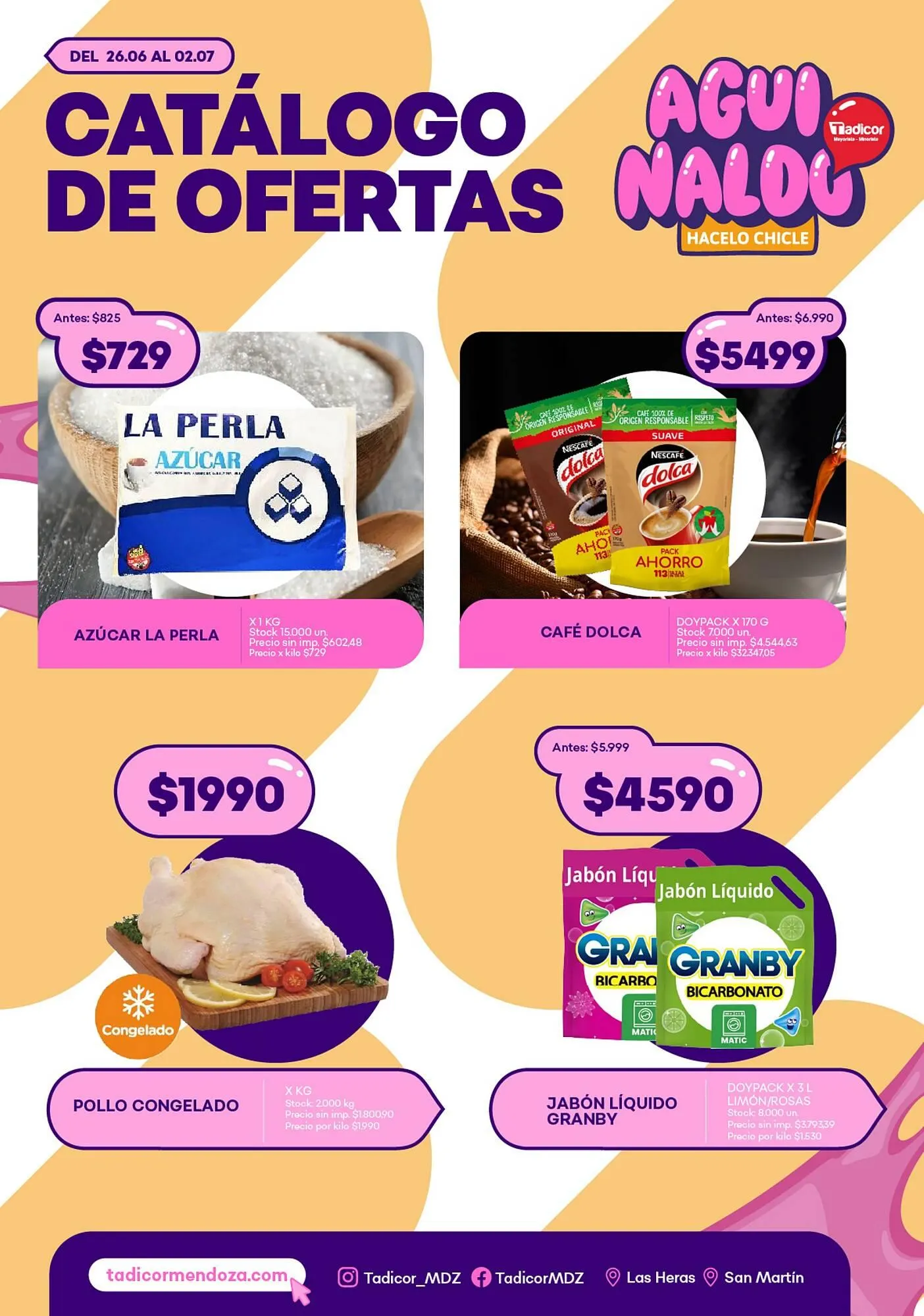 Ofertas de Catálogo Supermercados Tadicor 25 de junio al 3 de julio 2025 - Página 1 del catálogo