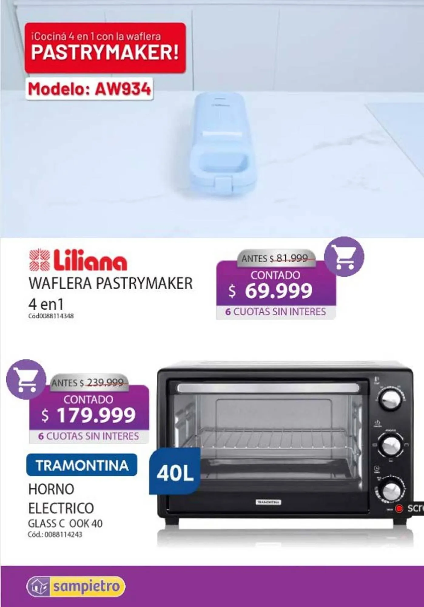 Ofertas de Catálogo Sampietro 9 de mayo al 15 de mayo 2025 - Página 10 del catálogo