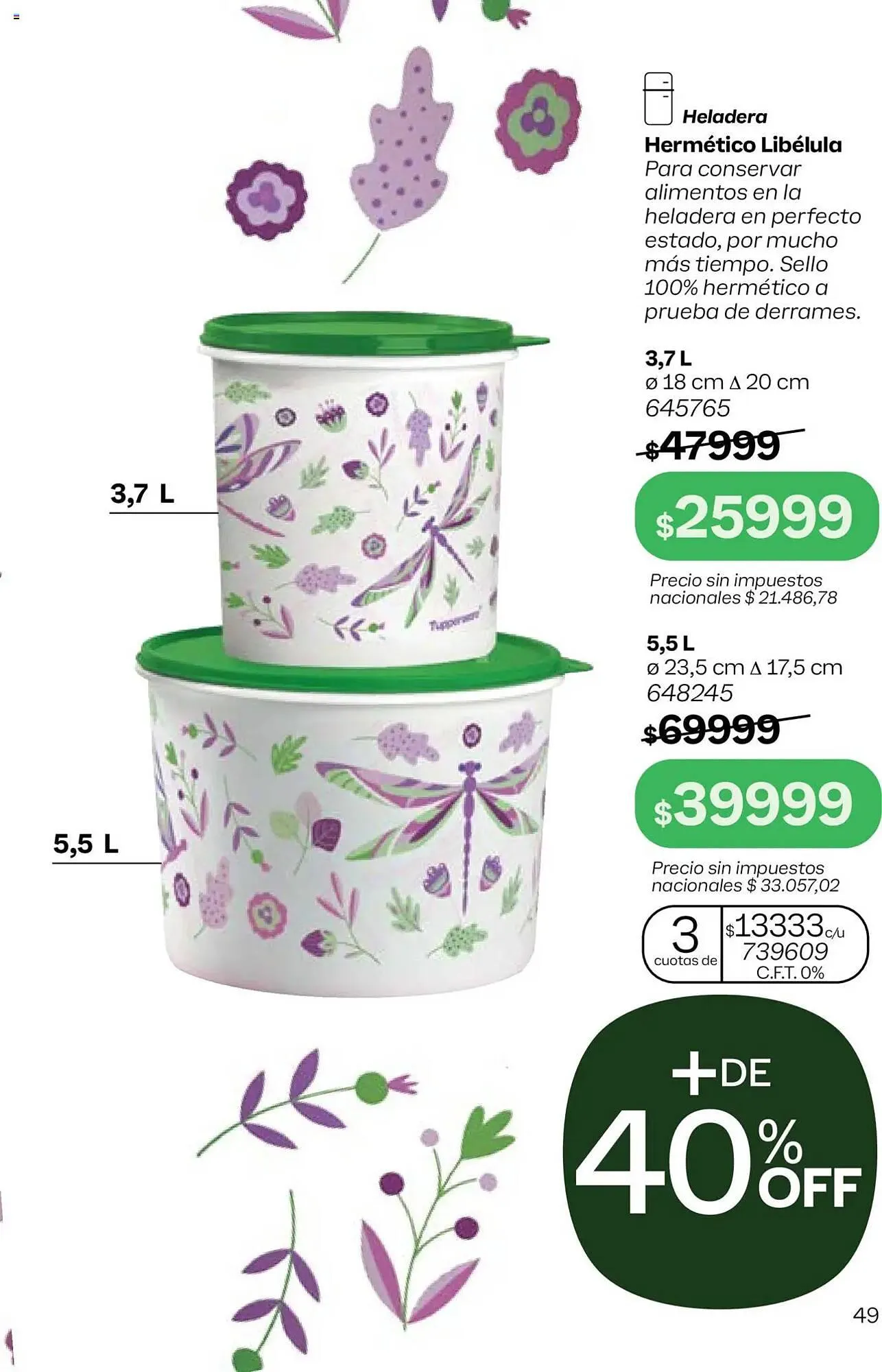 Ofertas de Catálogo Tupperware 11 de agosto al 25 de agosto 2025 - Página 50 del catálogo
