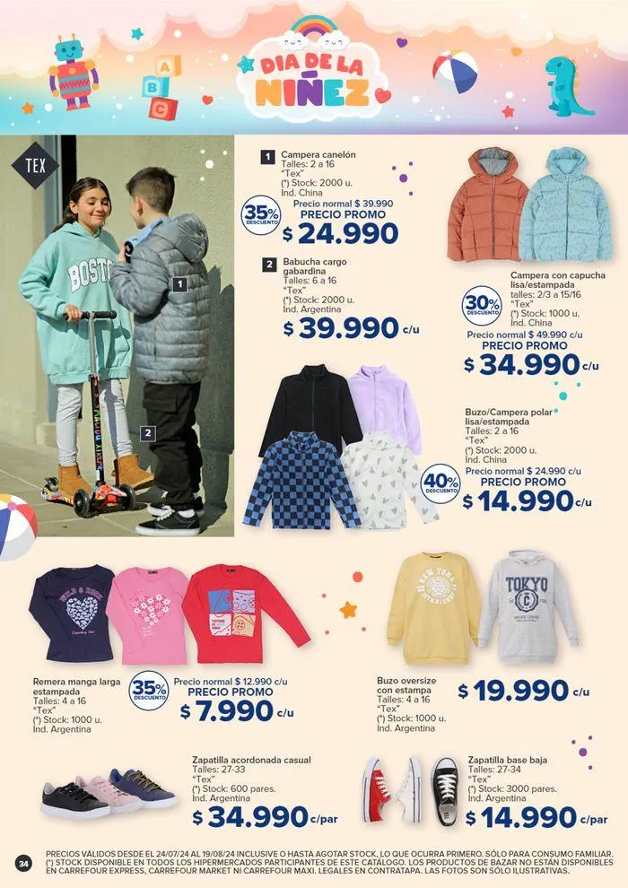Ofertas de Catálogo Día de la Niñez Hiper 26 de julio al 19 de agosto 2024 - Página 27 del catálogo