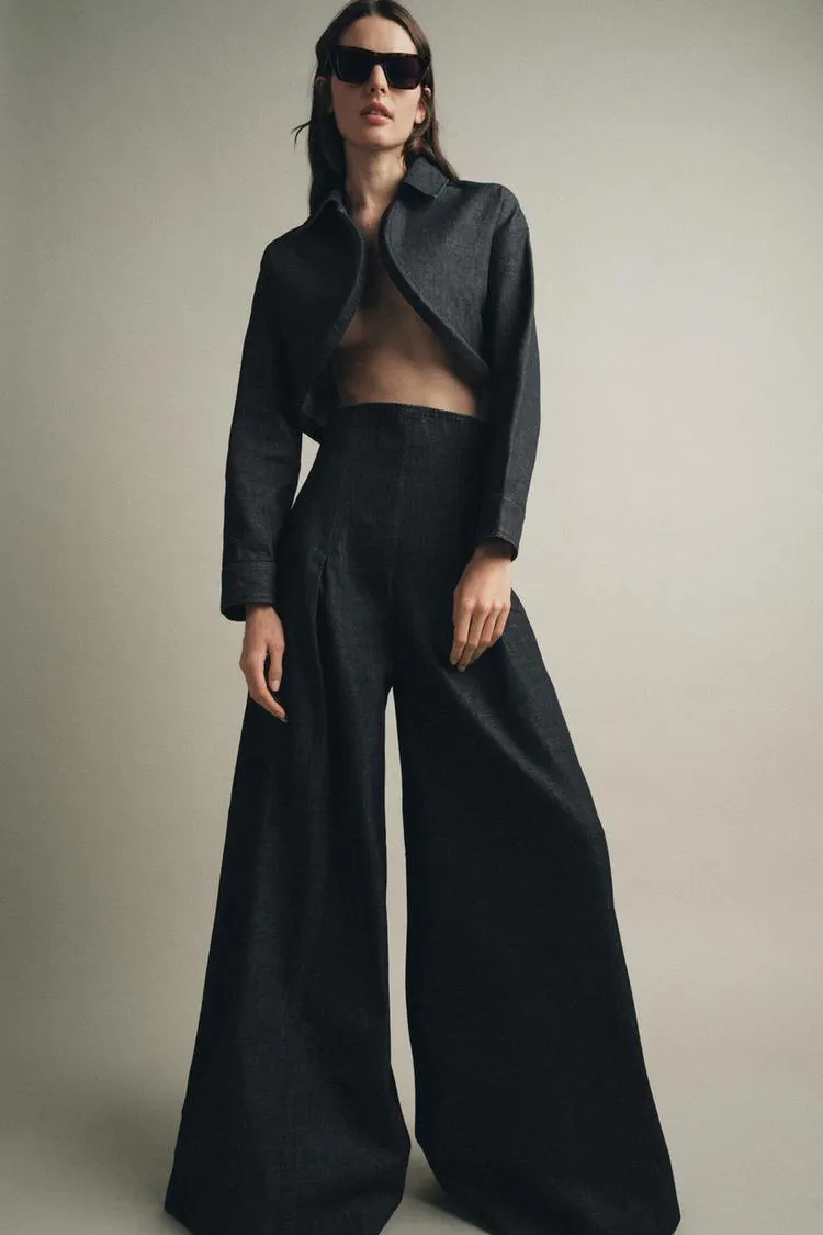 CHAQUETA BOLERO DENIM ZW COLLECTION