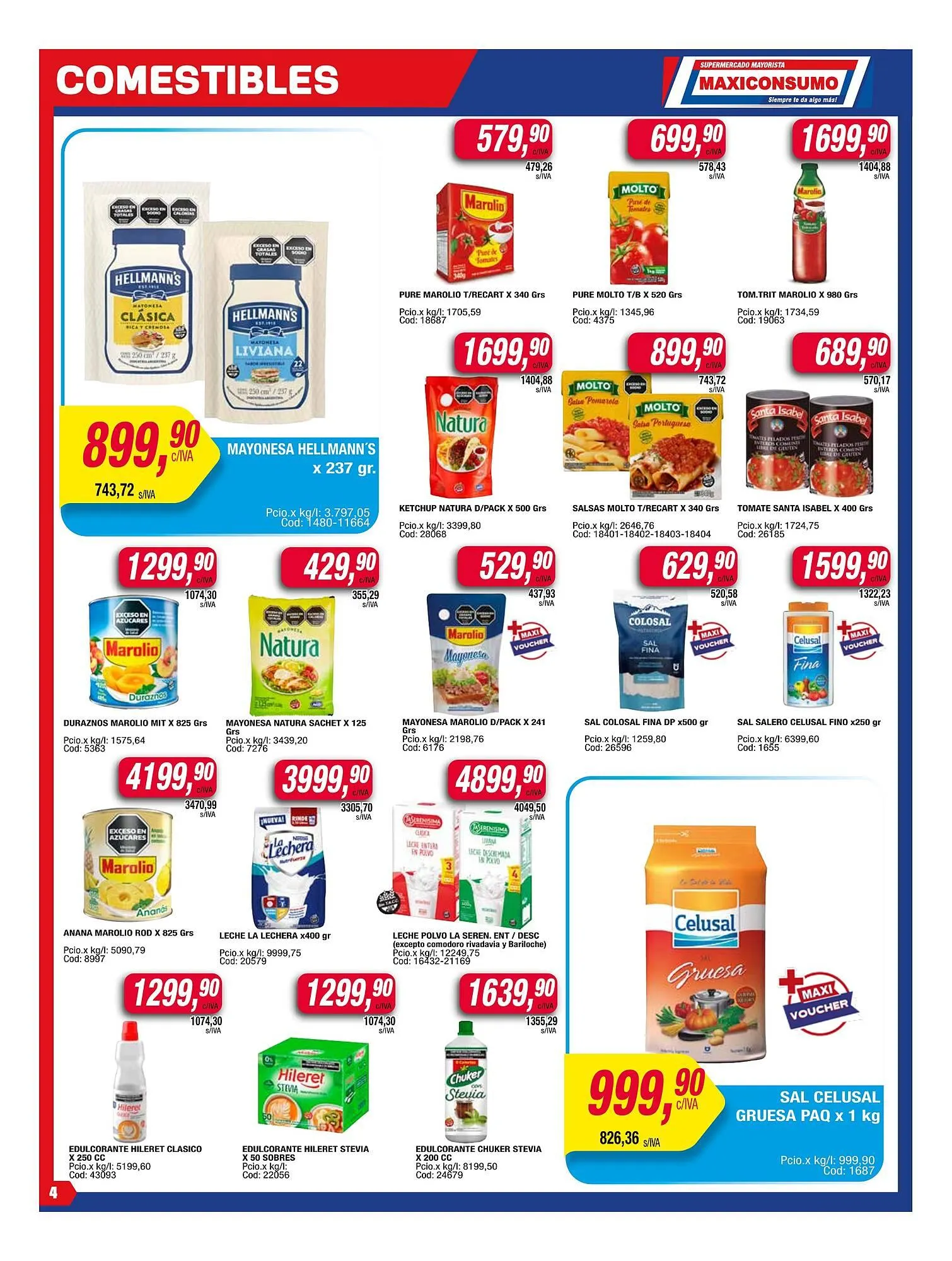 Ofertas de Catálogo Maxiconsumo 28 de julio al 4 de agosto 2025 - Página 4 del catálogo