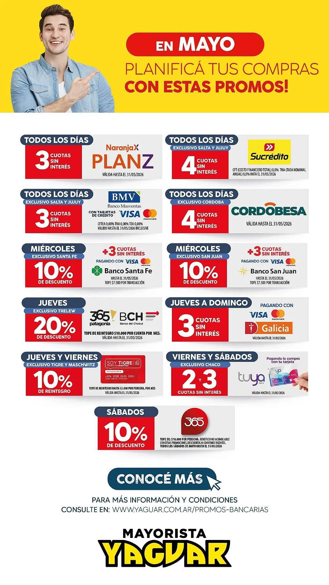 Ofertas de Catálogo Supermercados Yaguar 4 de mayo al 31 de mayo 2026 - Página 1 del catálogo