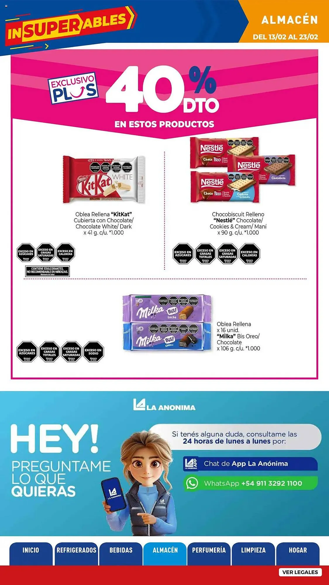 Ofertas de Catálogo La Anonima 13 de febrero al 23 de febrero 2025 - Página 23 del catálogo