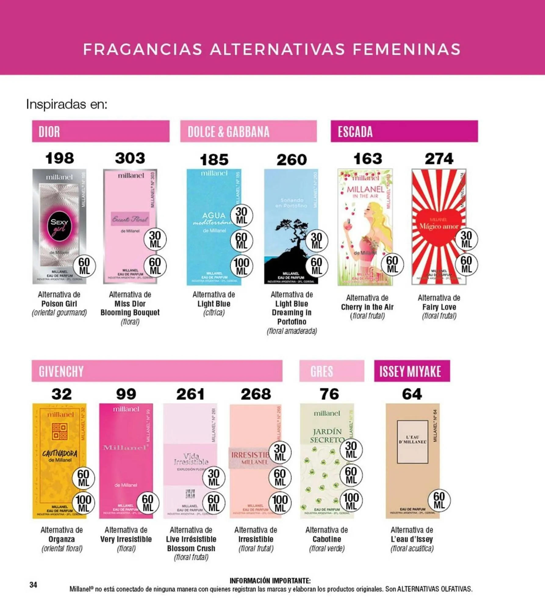 Ofertas de Catálogo Millanel Cosmética 3 de marzo al 30 de marzo 2025 - Página 34 del catálogo