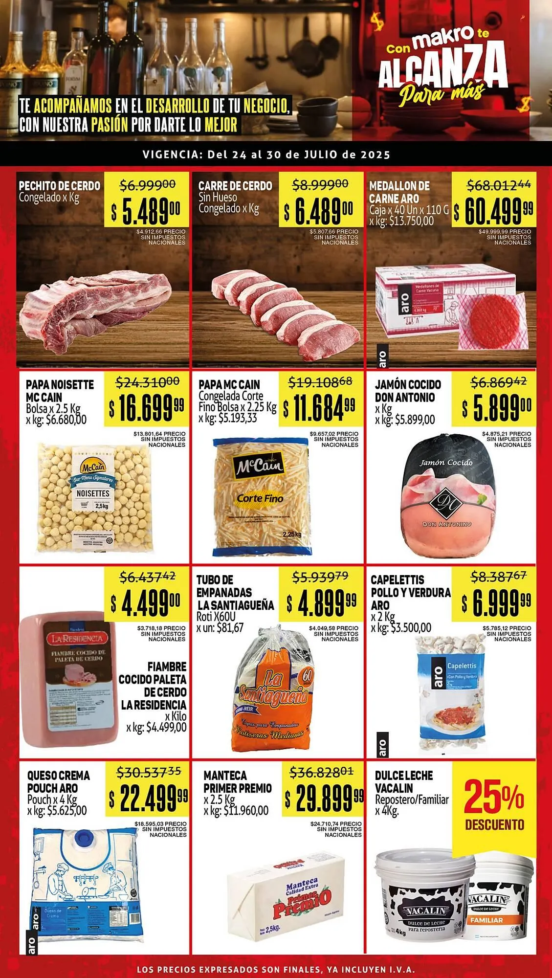 Ofertas de Catálogo Makro 24 de julio al 30 de julio 2025 - Página 1 del catálogo
