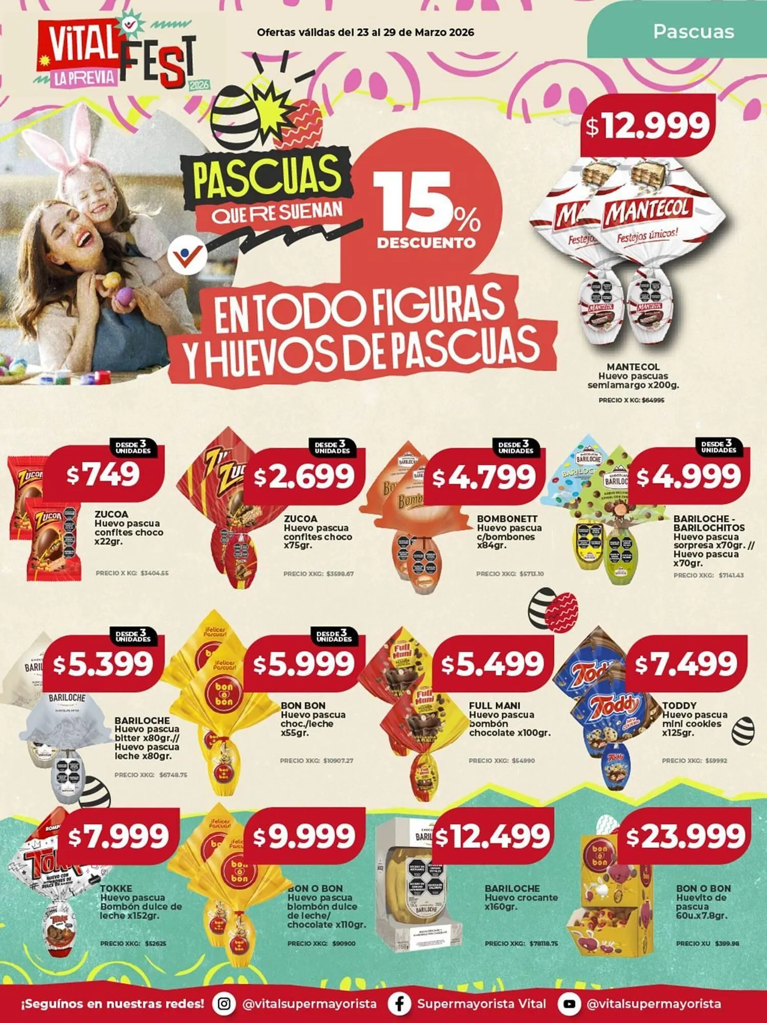 Ofertas de Catálogo Supermayorista Vital 23 de marzo al 29 de marzo 2026 - Página 1 del catálogo