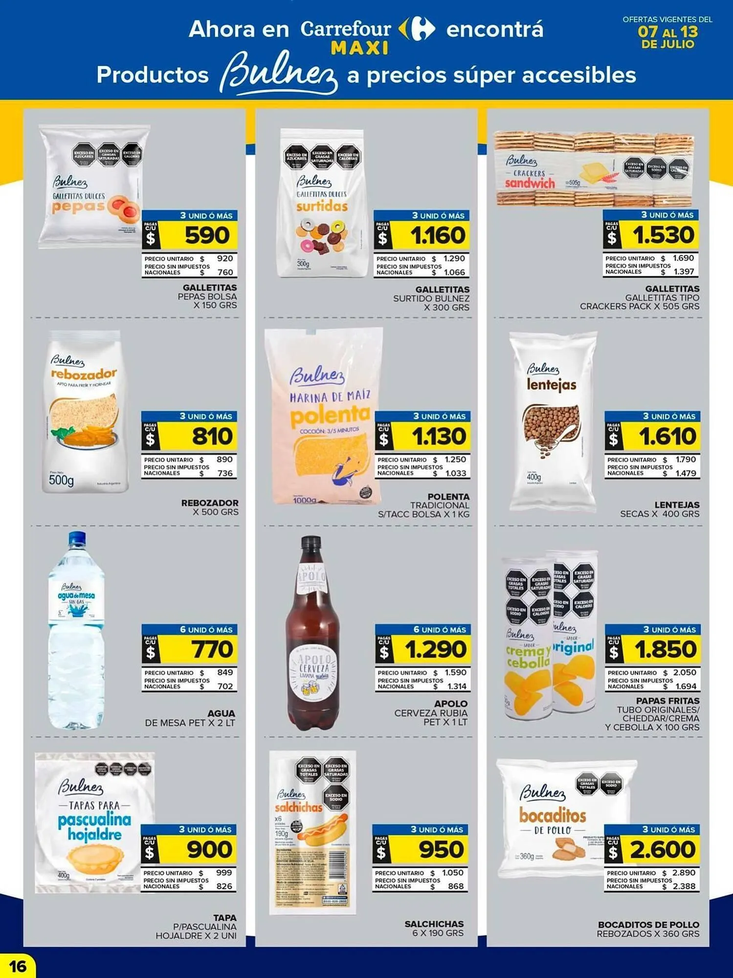 Ofertas de Catálogo Carrefour Maxi 7 de julio al 13 de julio 2025 - Página 16 del catálogo