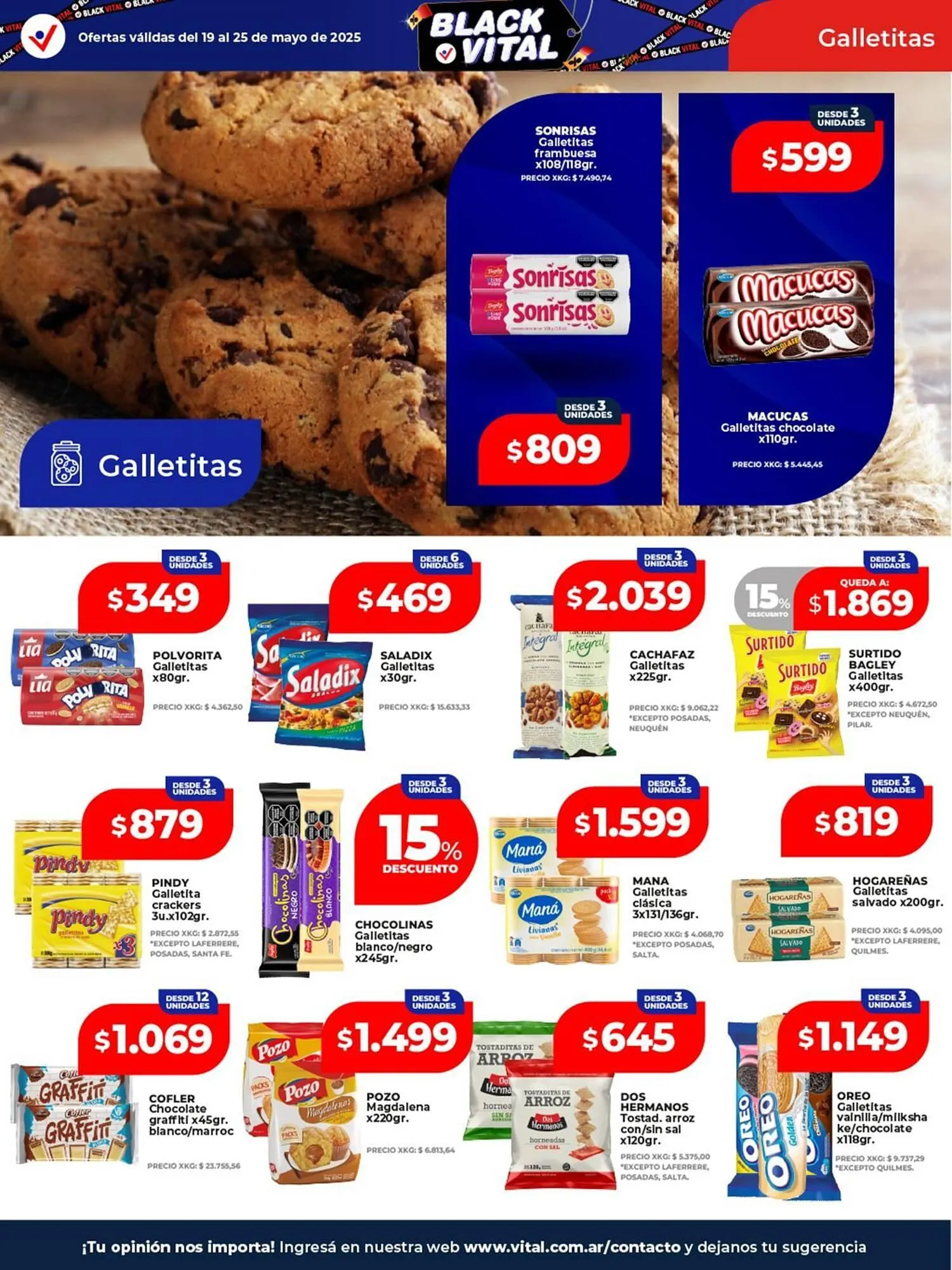 Ofertas de Catálogo Supermayorista Vital 19 de mayo al 25 de mayo 2025 - Página 26 del catálogo