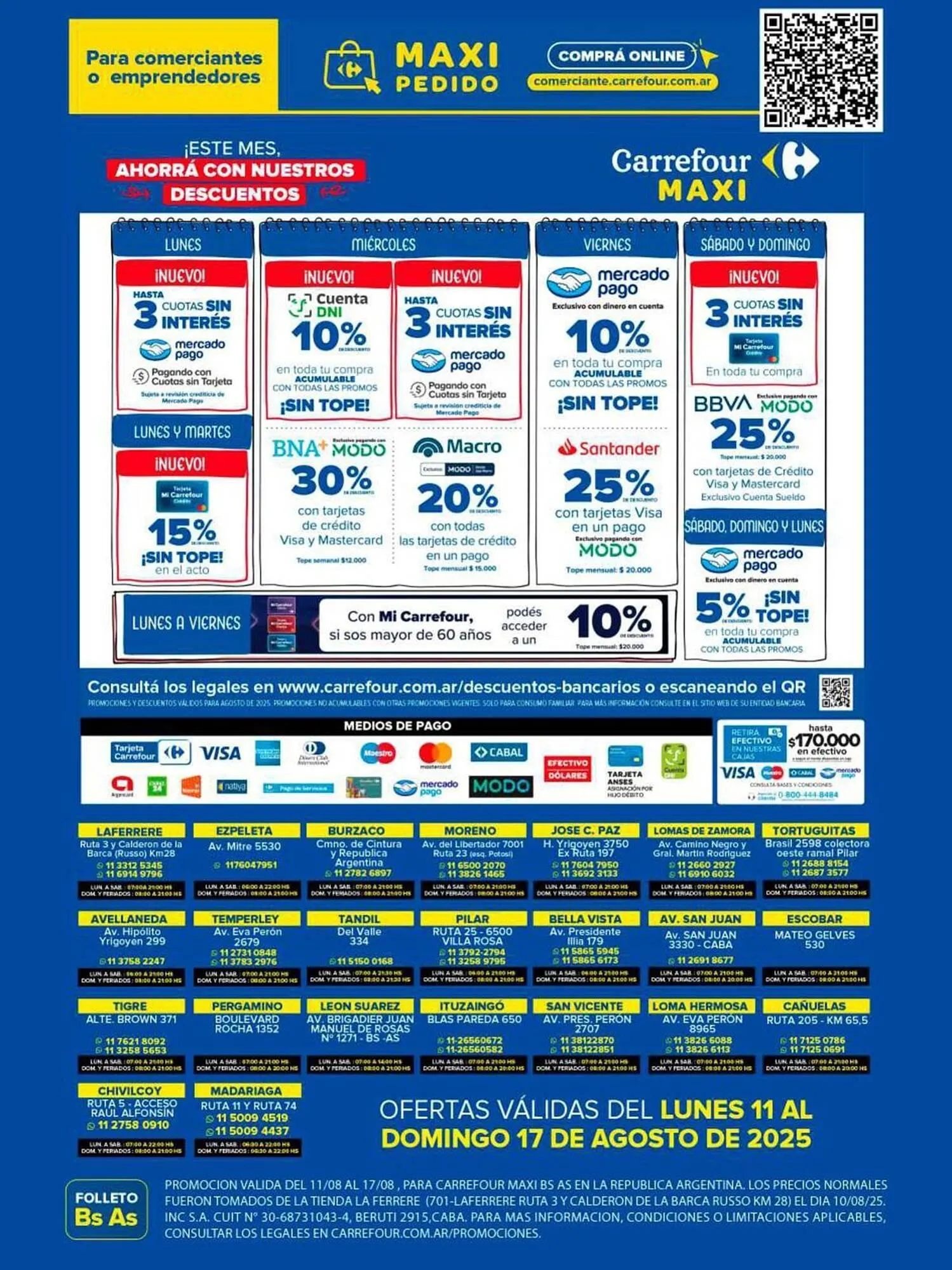 Ofertas de Catálogo Carrefour Maxi 11 de agosto al 17 de agosto 2025 - Página 26 del catálogo