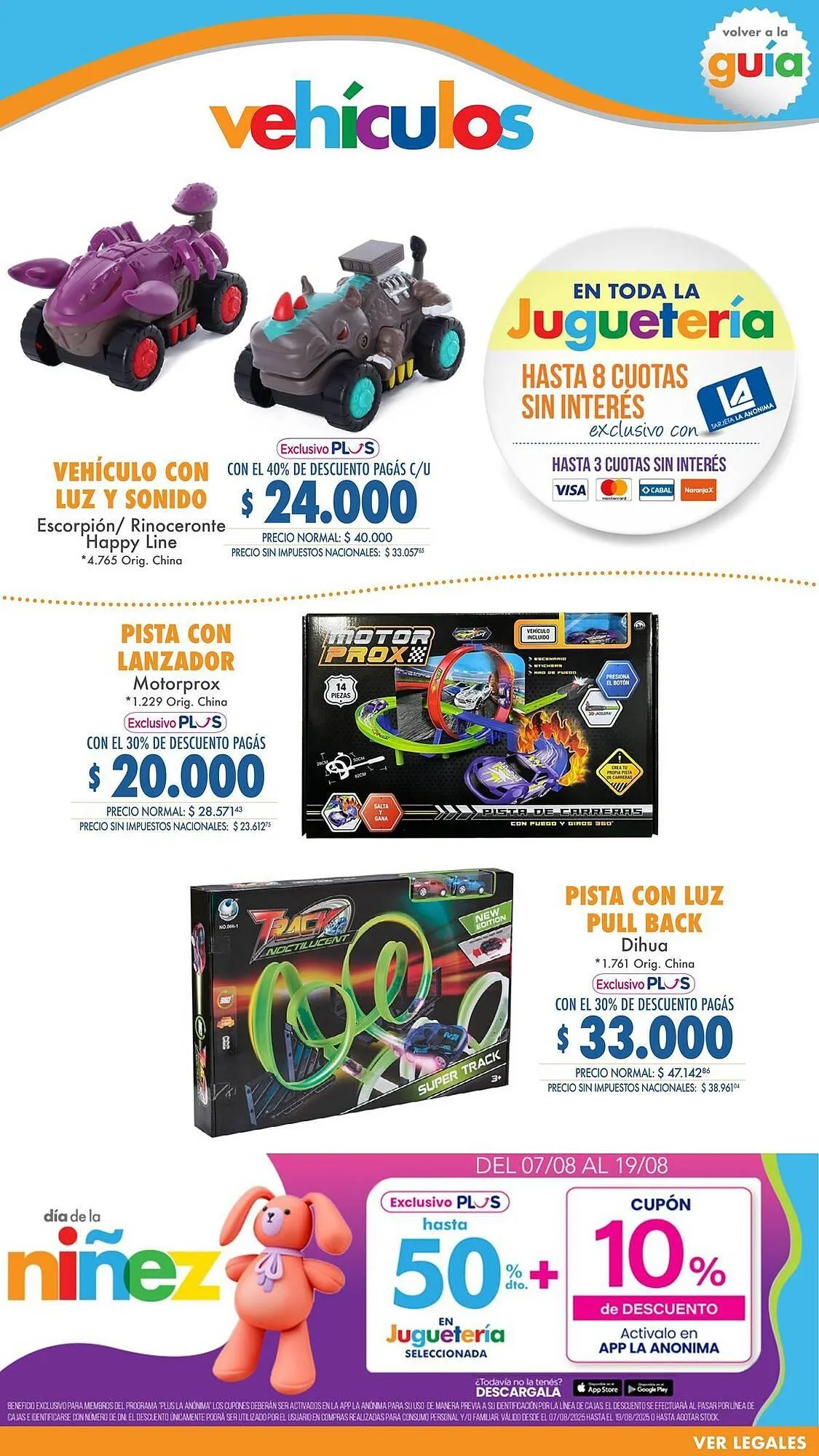 Ofertas de Catálogo La Anonima 8 de agosto al 17 de agosto 2025 - Página 16 del catálogo