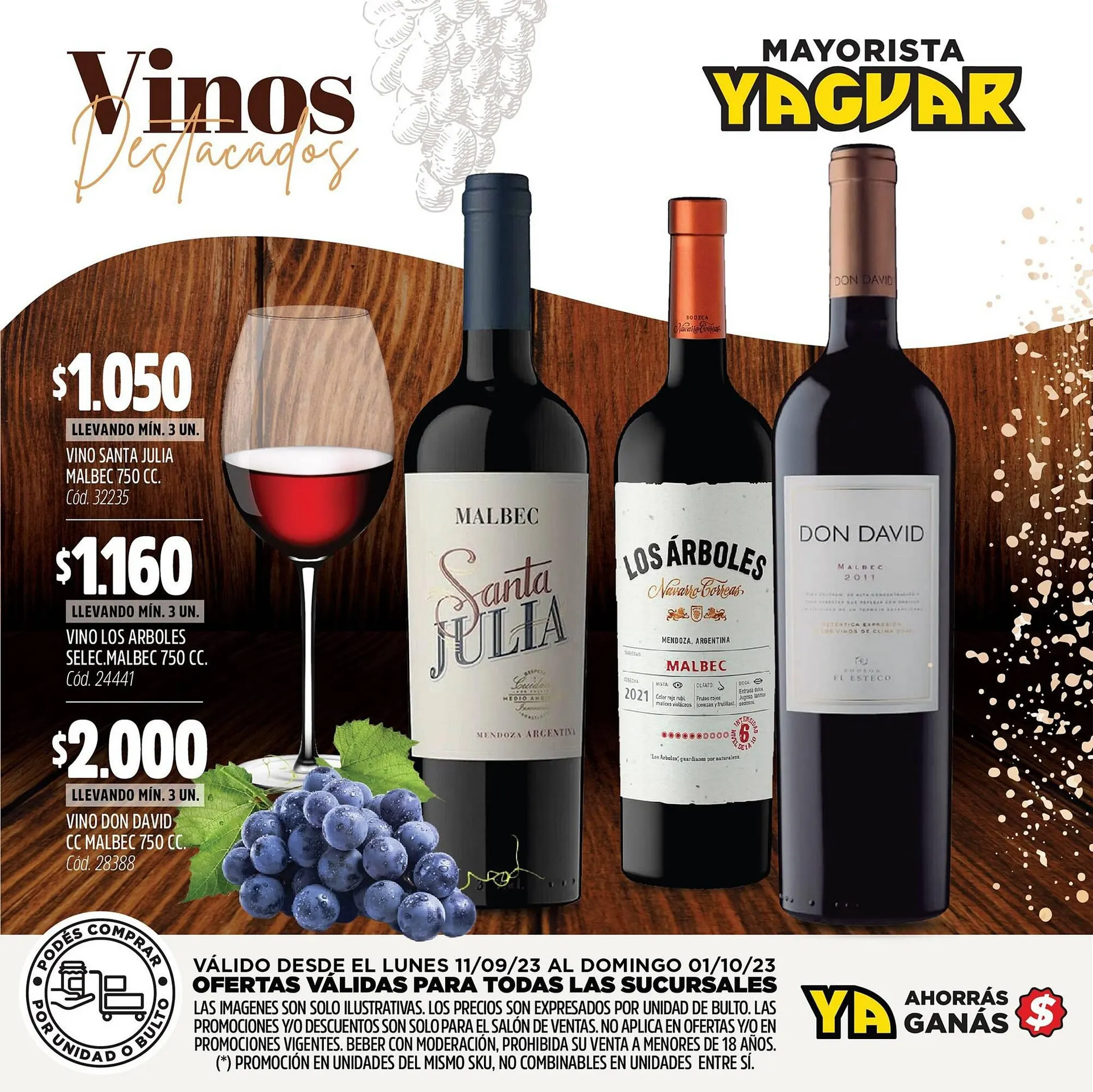 Ofertas de Catálogo Supermercados Yaguar 11 de septiembre al 1 de octubre 2023 - Página 5 del catálogo