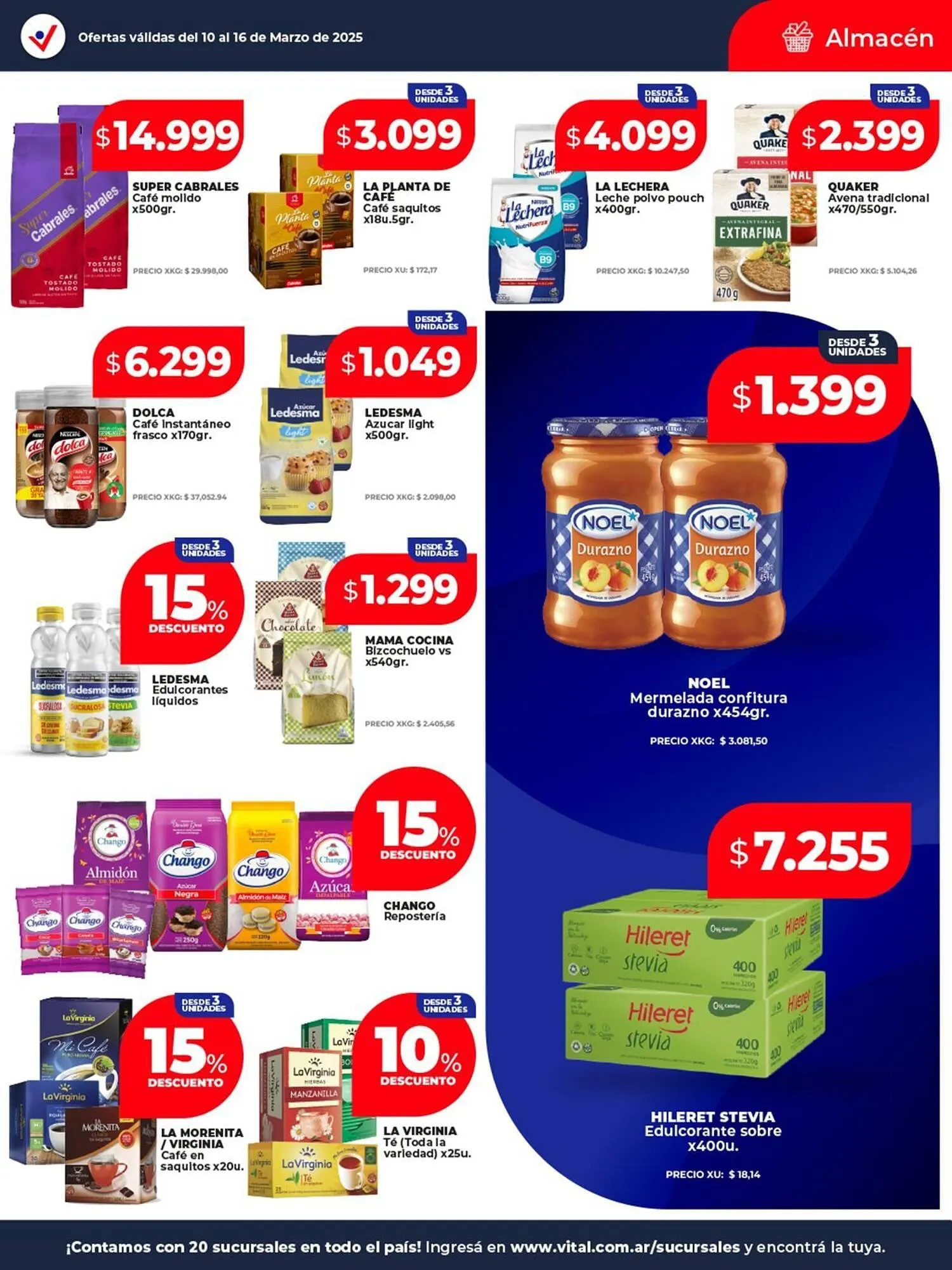 Ofertas de Catálogo Supermayorista Vital 10 de marzo al 16 de marzo 2025 - Página 18 del catálogo