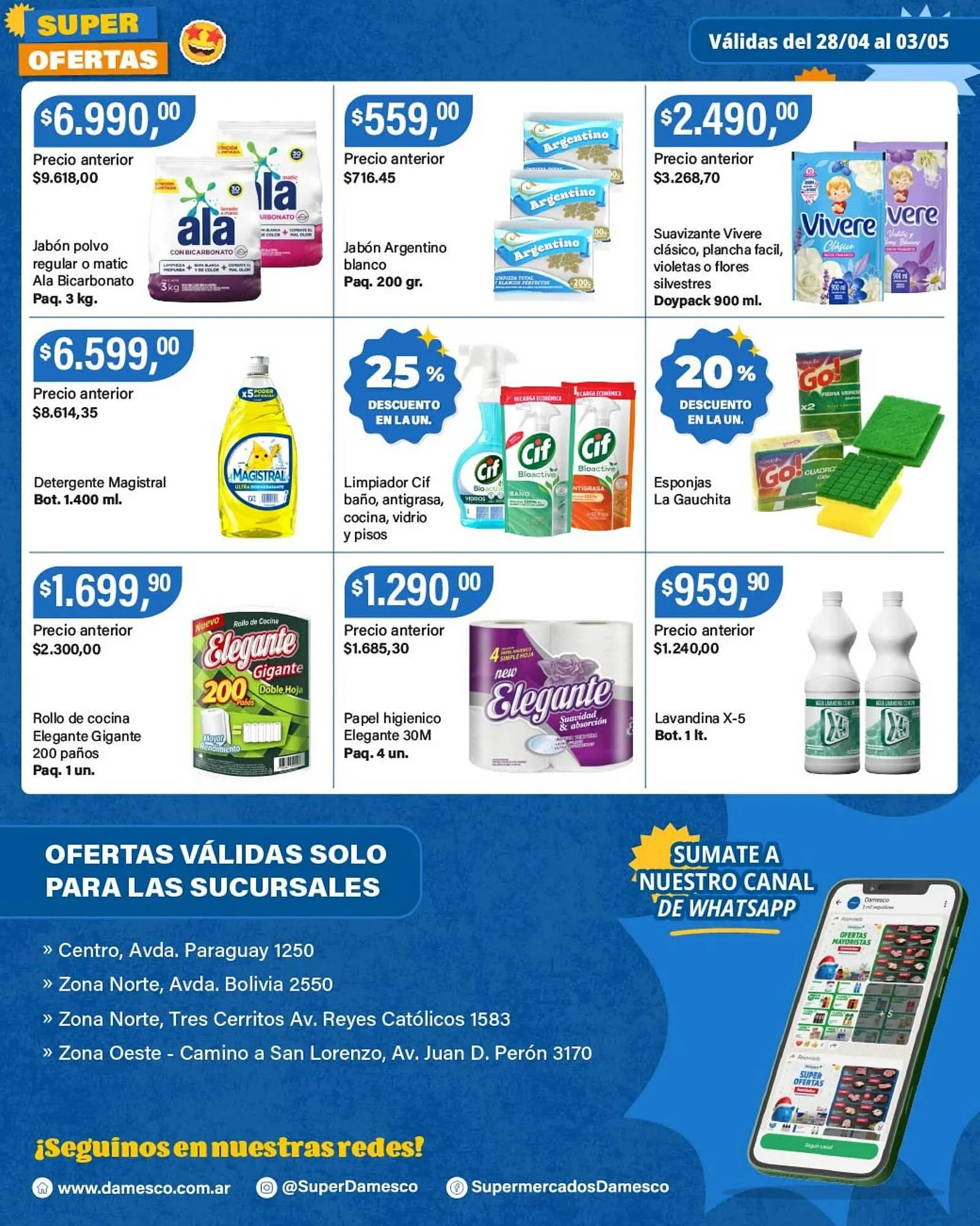 Ofertas de Catálogo Supermercados Damesco 28 de abril al 3 de mayo 2026 - Página 8 del catálogo
