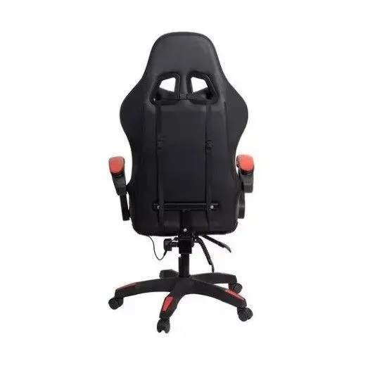 LUDADEL SILLON GAMER CLASSIC SG-14328RDBK C/APOYA PIES RED Y BLACK