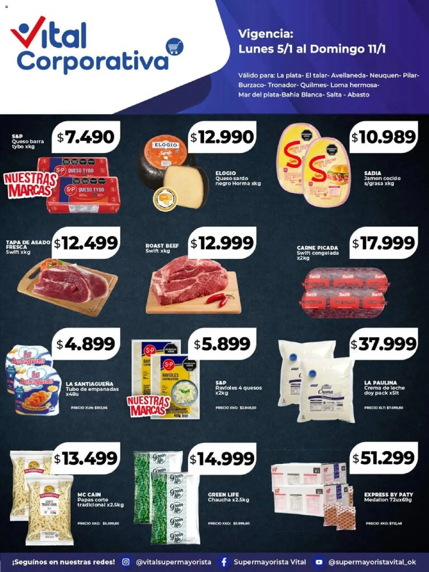 Ofertas de Catálogo Supermayorista Vital 5 de enero al 11 de enero 2026 - Página 1 del catálogo