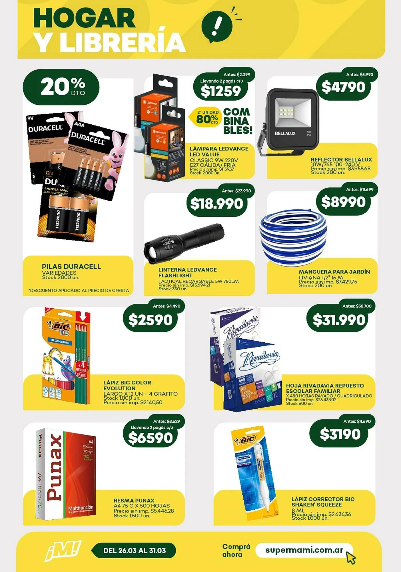 Ofertas de Catálogo Super MAMI 25 de marzo al 31 de marzo 2026 - Página 8 del catálogo