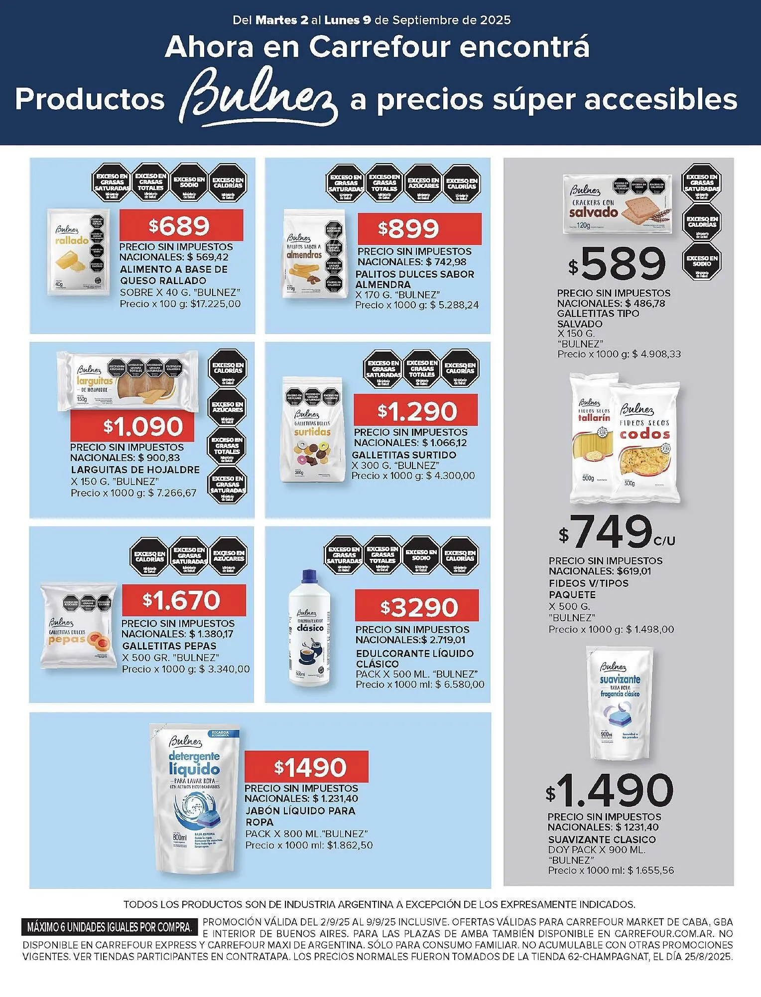 Ofertas de Folleto Carrefour Market 3 de septiembre al 9 de septiembre 2025 - Página 6 del catálogo