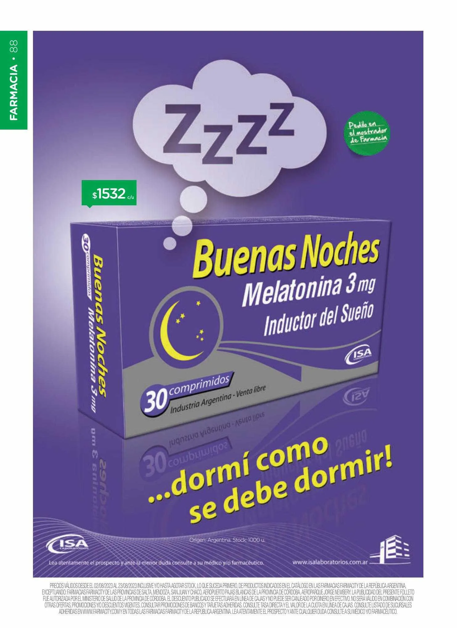 Ofertas de Catálogo Farmacity 1 de junio al 30 de septiembre 2023 - Página 88 del catálogo