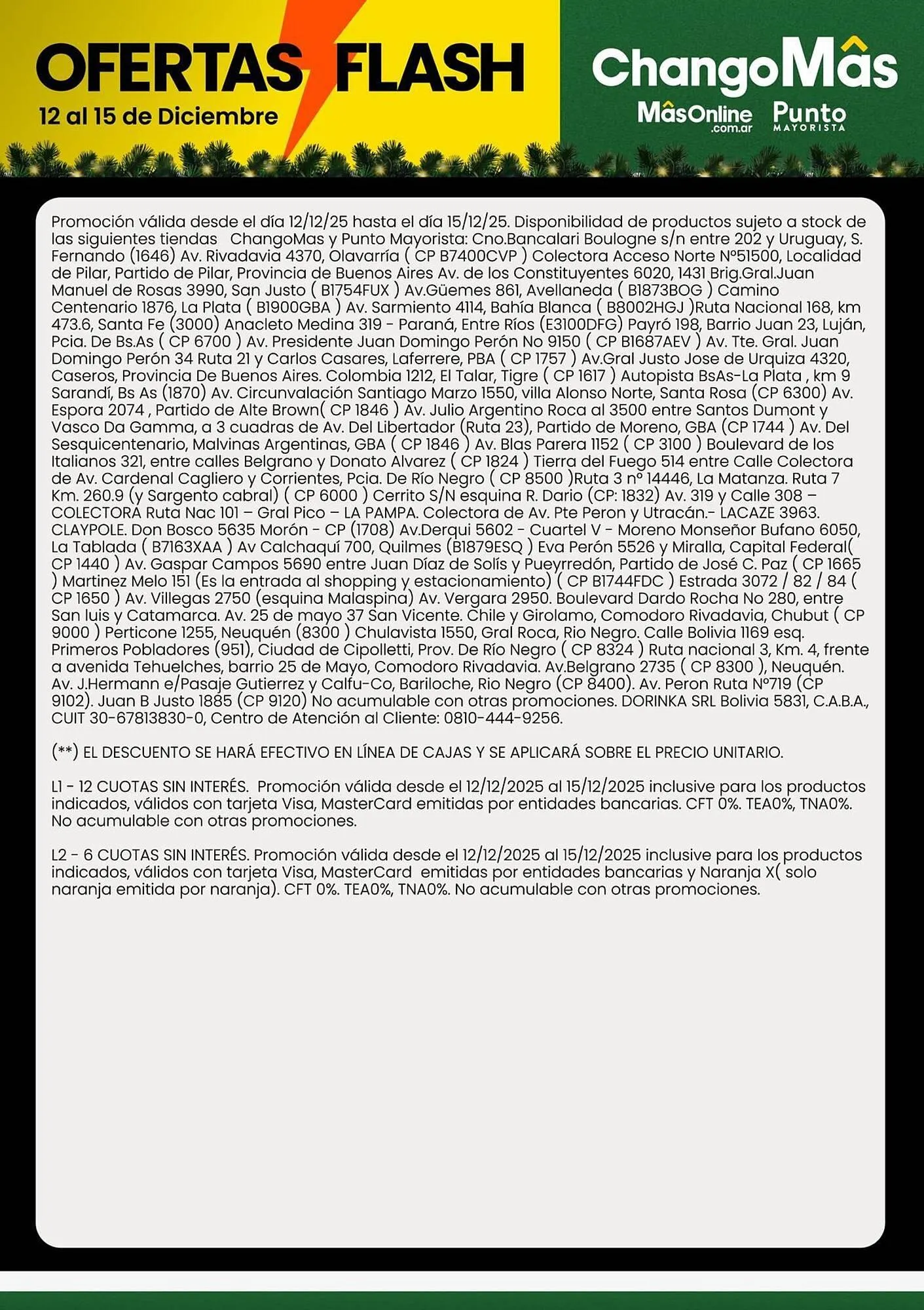 Ofertas de Catálogo Changomas 12 de diciembre al 15 de diciembre 2025 - Página 8 del catálogo